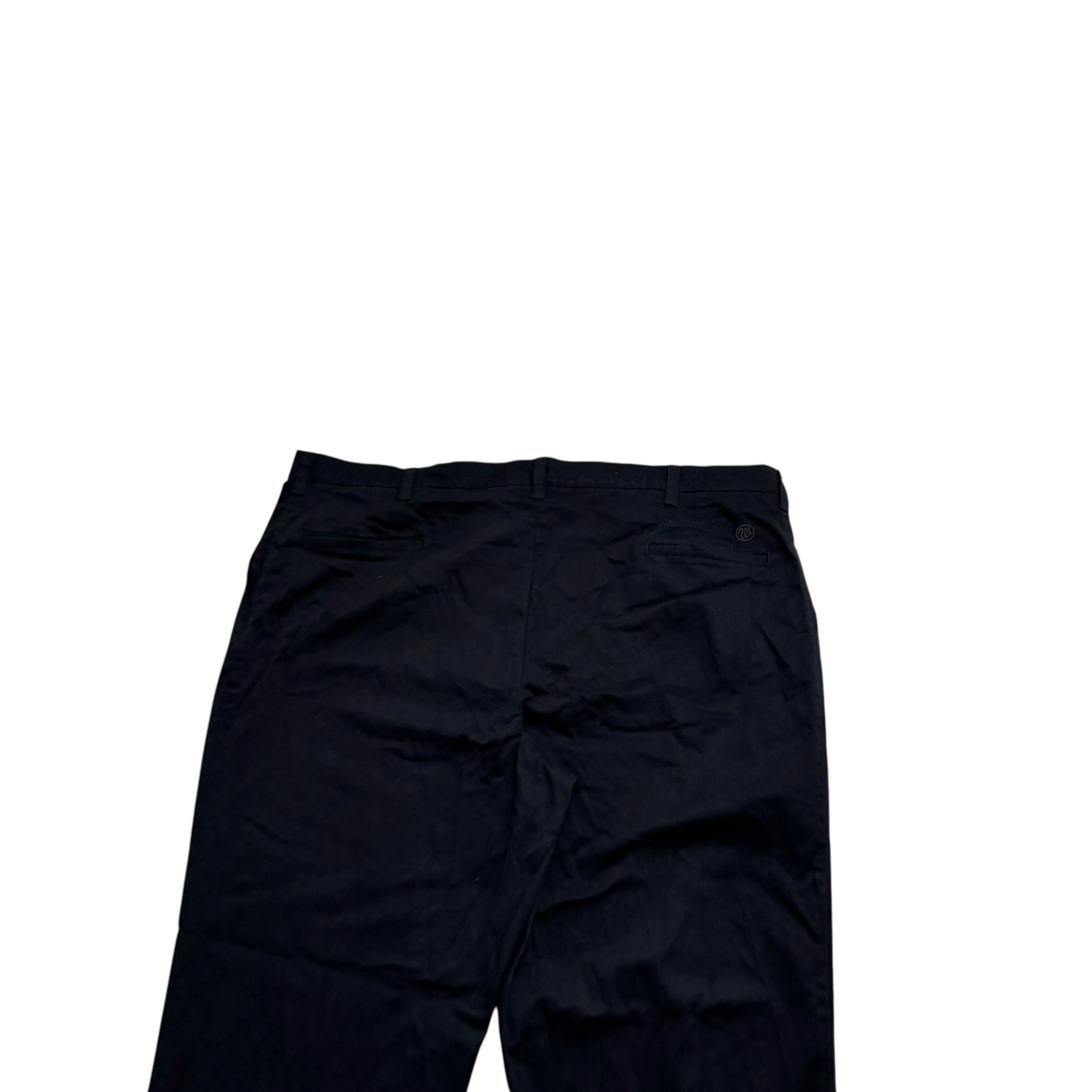 Wrangler Trousers W44 L30 Mens Black Relaxed Straight Fit Pants (E)