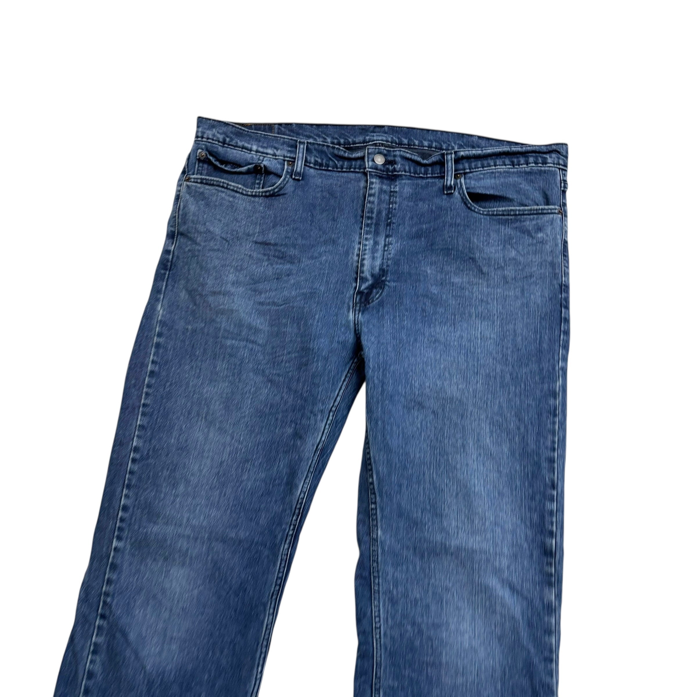 Levis 559 Jeans W42 L34 Mens Navy Blue Relaxed Straight Fit Stretch Denim