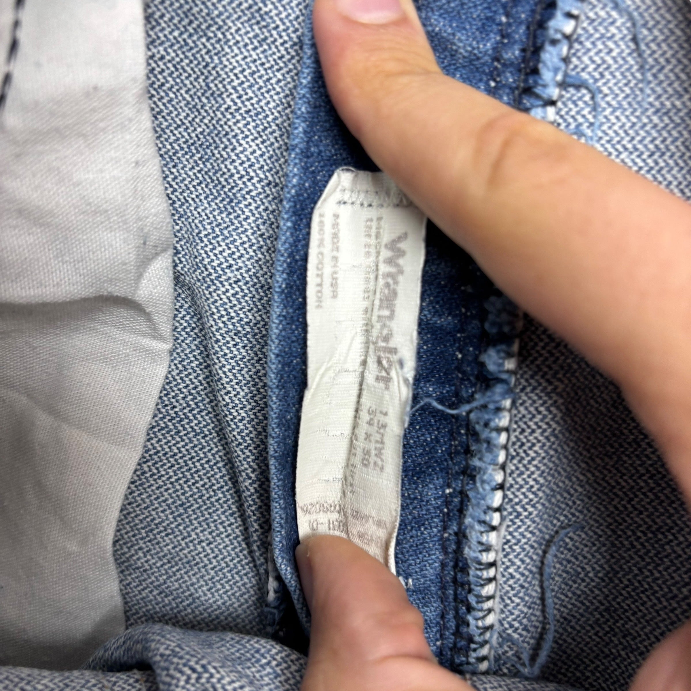 Wrangler Jeans Cowboy Cut W32 L30 Mens Mid Blue 13MWZ Vintage USA Made (F)