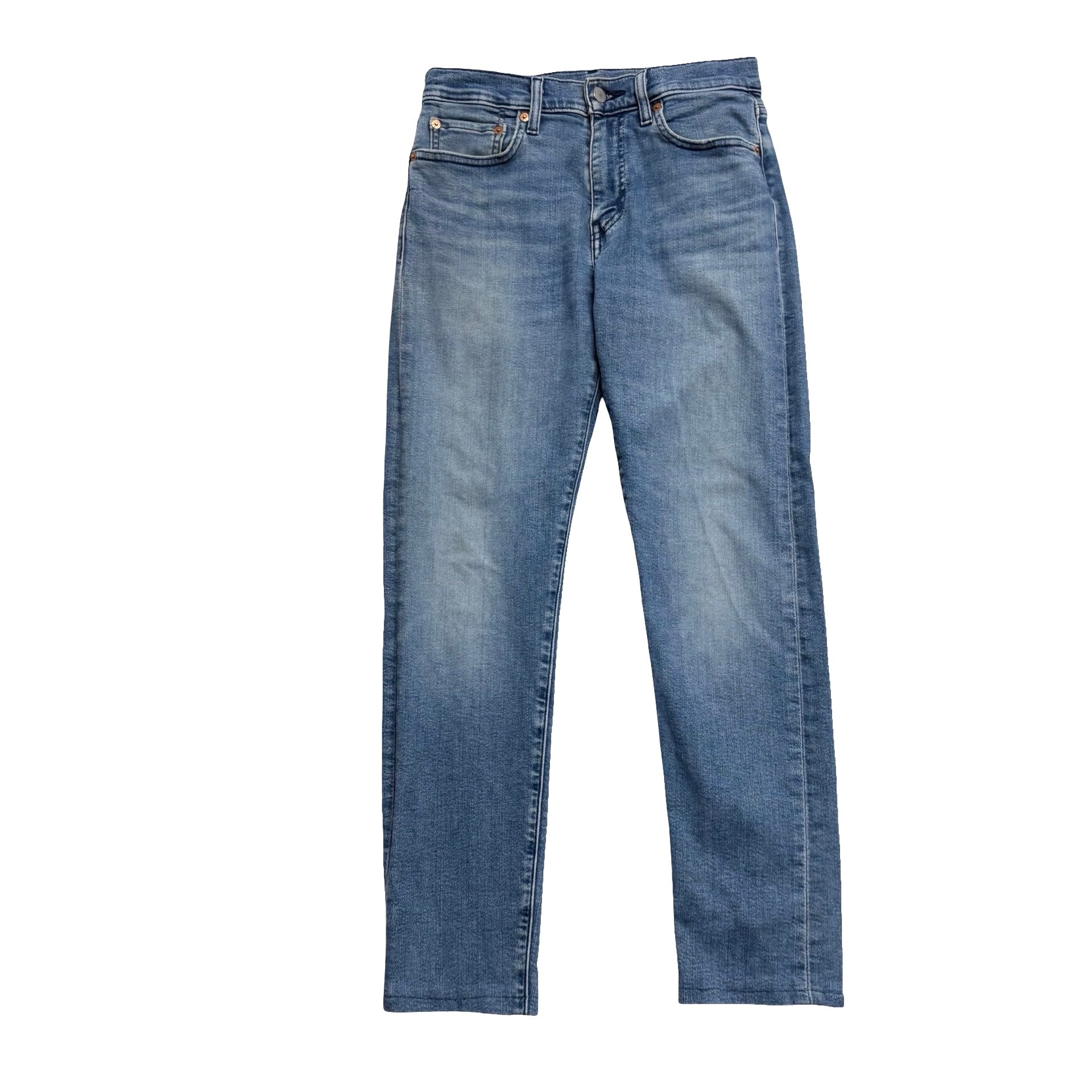 Levis 512 Jeans W28 L28 Mens Navy Blue Slim Tapered Fit Stretch Denim