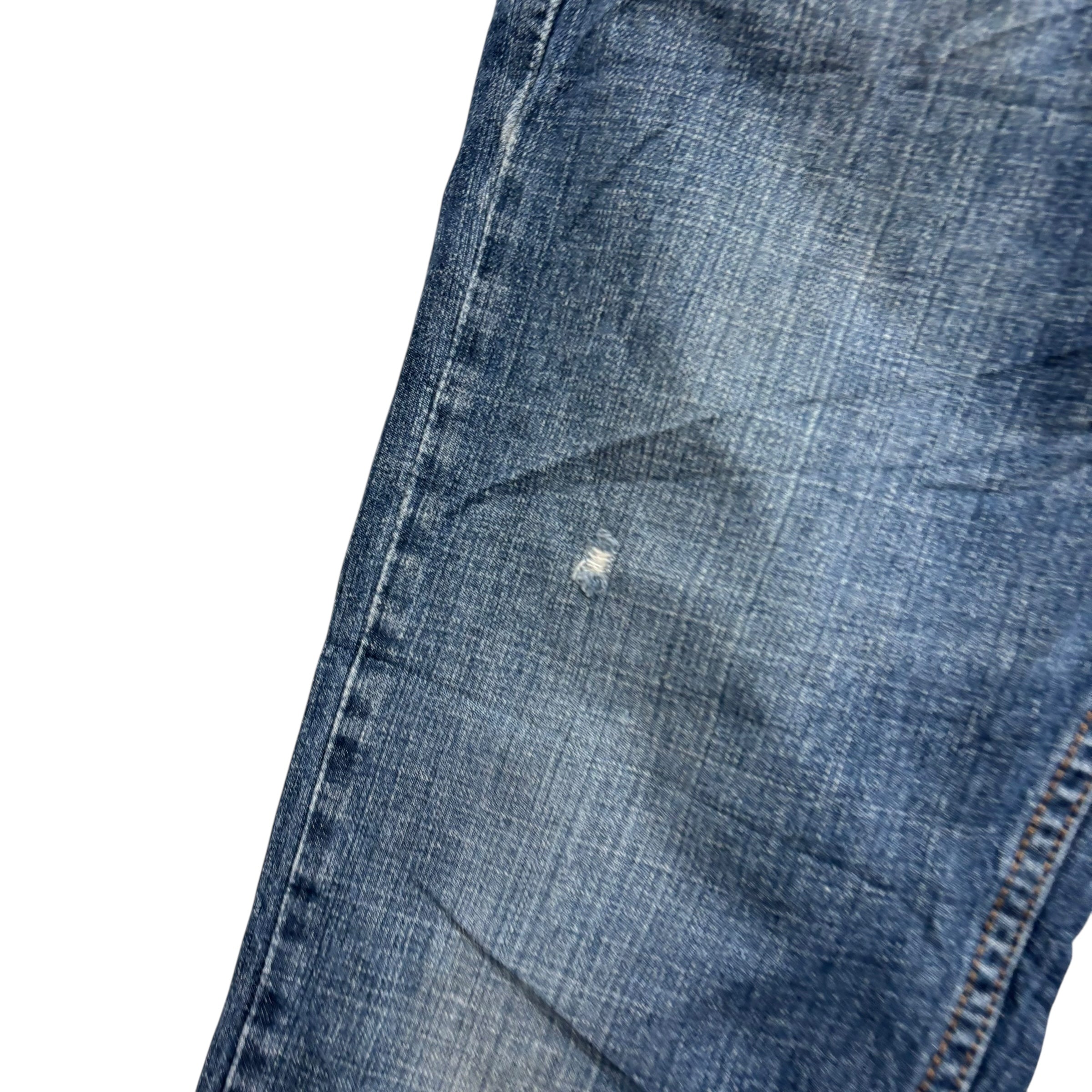 Levis 559 Jeans W34 L34 Mens Mid Blue Baggy Relaxed Straight Fit Vintage