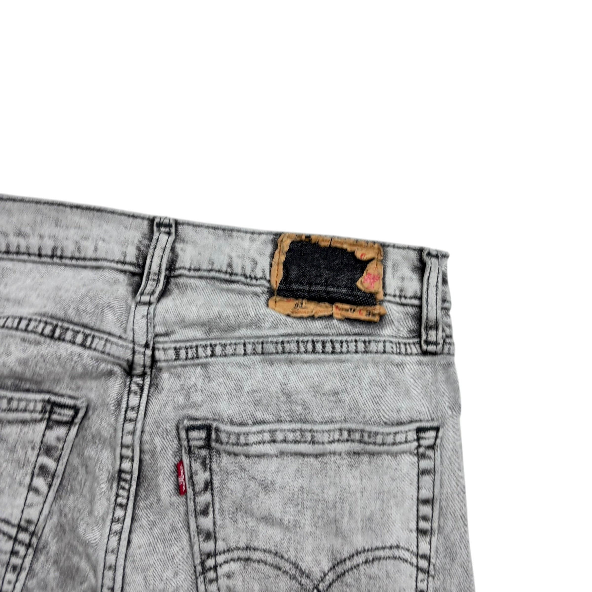 Levis 512 Jeans W30 L30 Mens Grey Slim Tapered Fit Stretch Denim