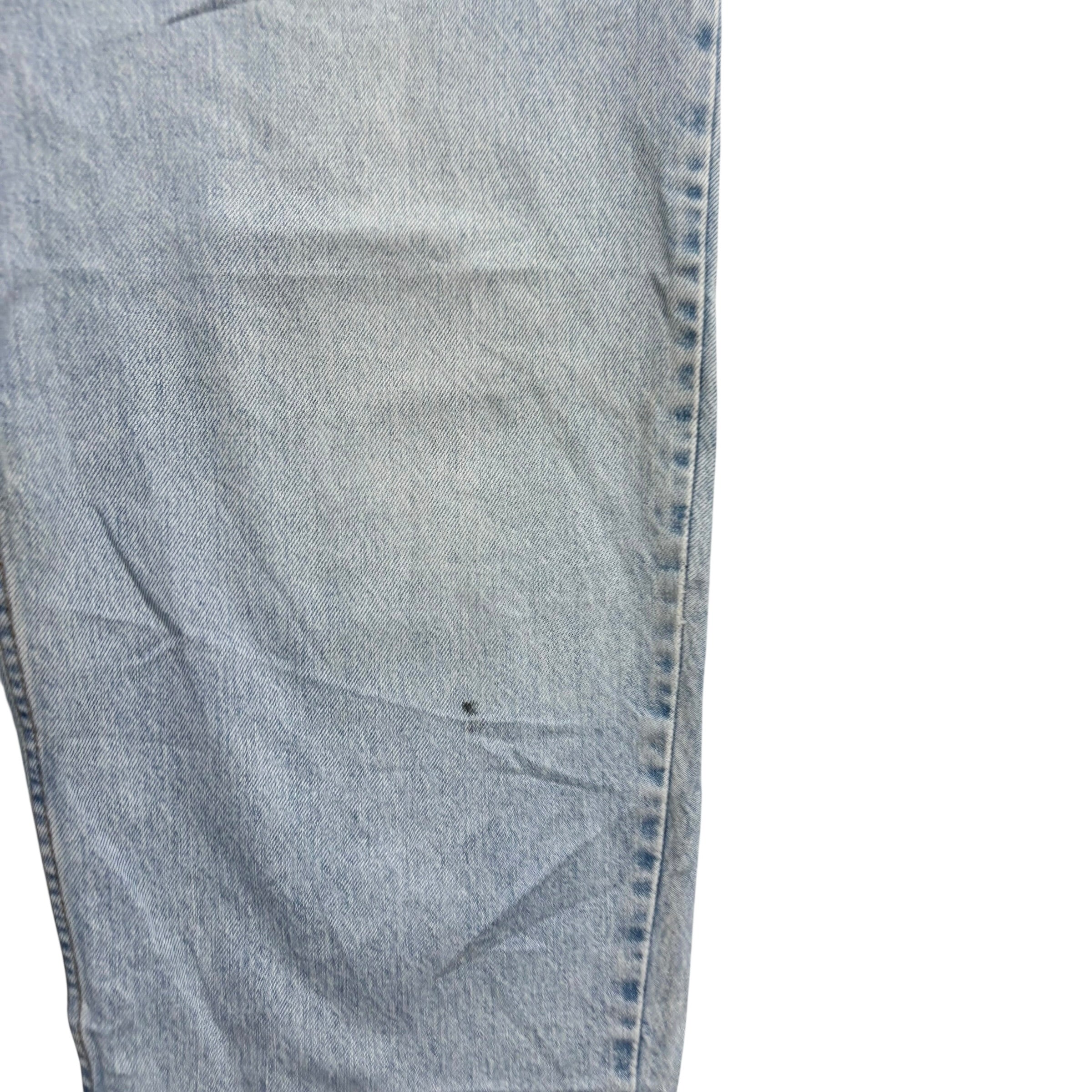 Levis 560 Jeans W38 L32 Mens Light Blue Relaxed Tapered Vintage Denim (F)