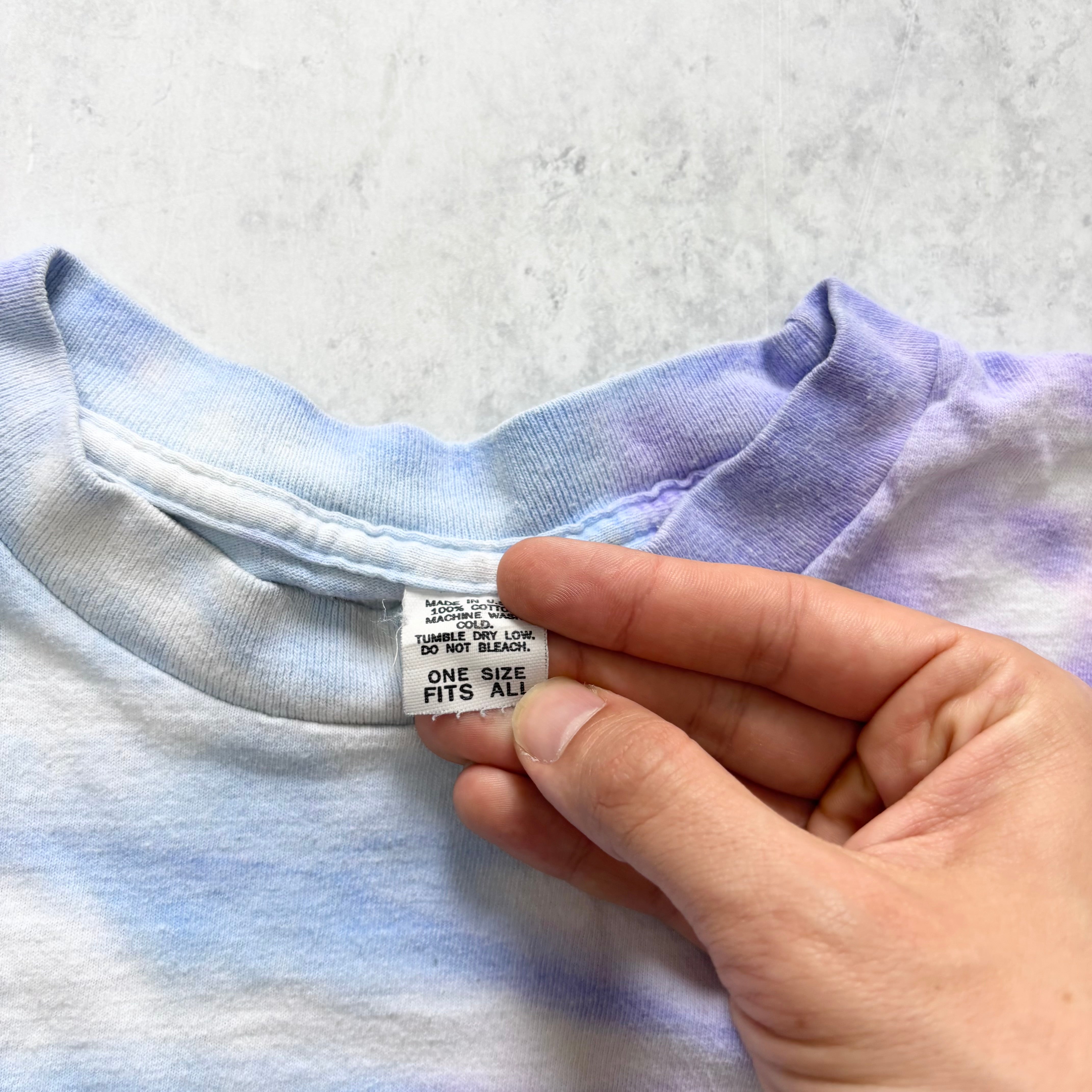 Vintage T Shirt Mens XL Tie Die Single Stitch Pink