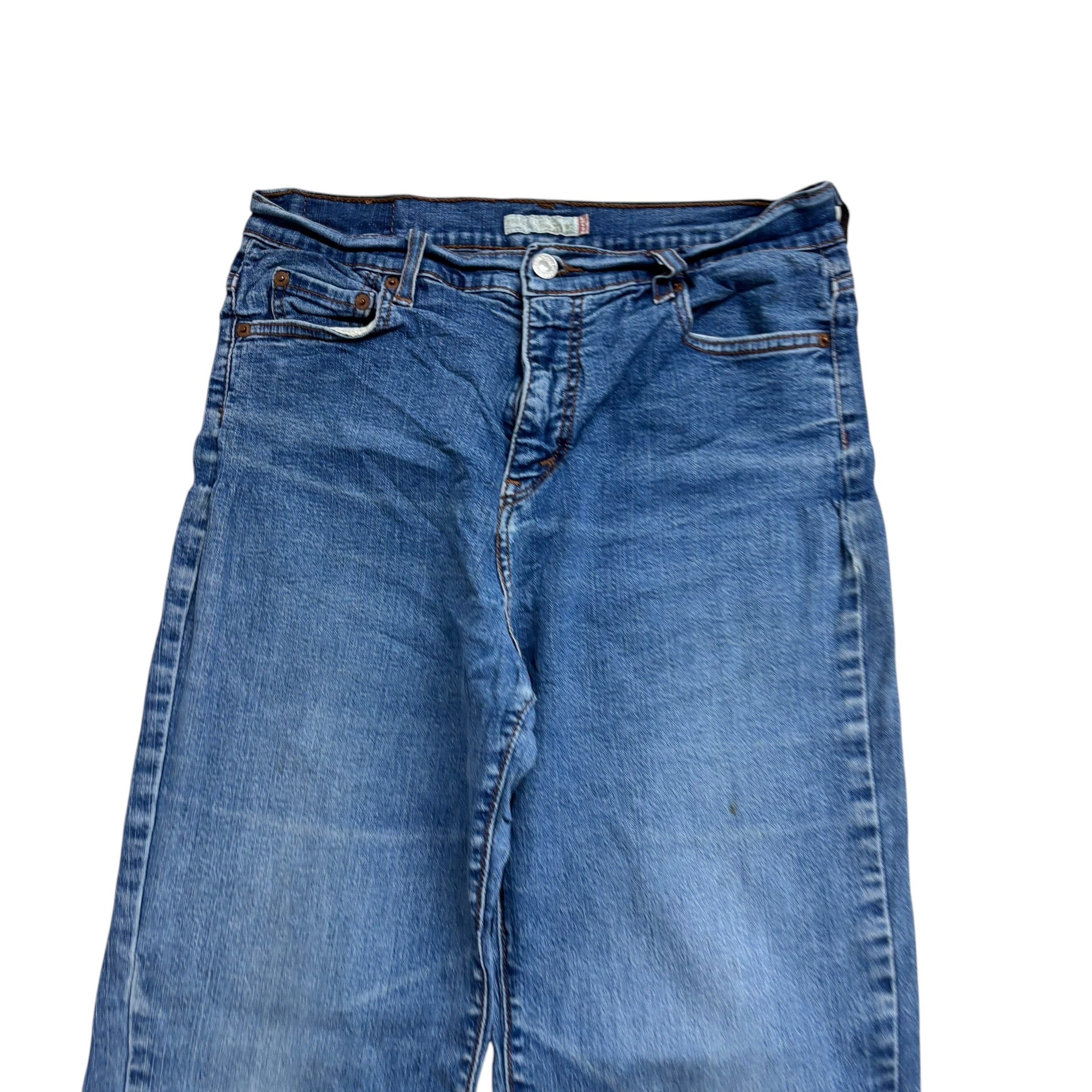 Levis 512 Jeans W30 L31 Womens Mid Blue Slimming Bootcut Fit Stretch Denim
