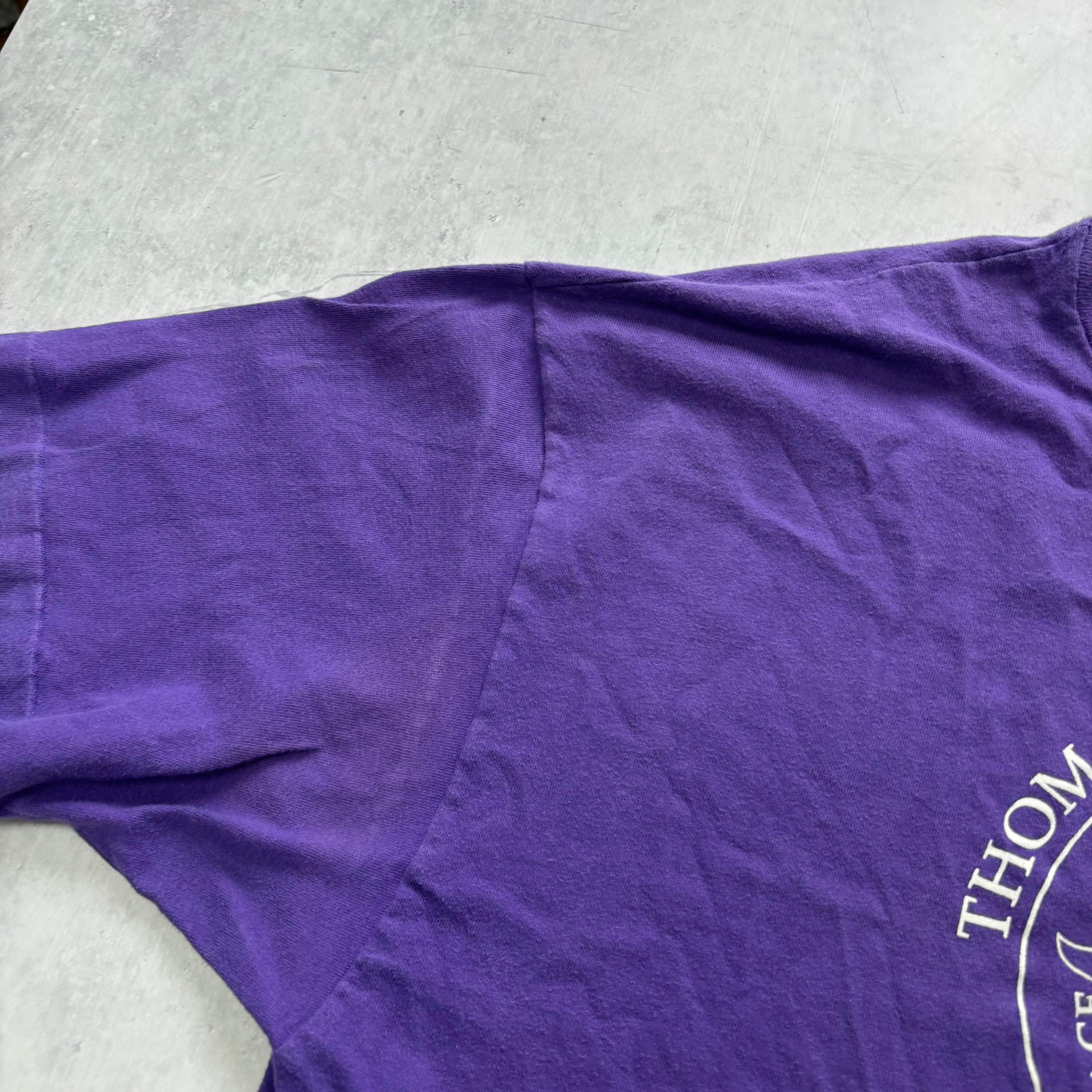 Vintage T Shirt Mens XL Purple Single Stitch Graphic Print 90s USA Reunion