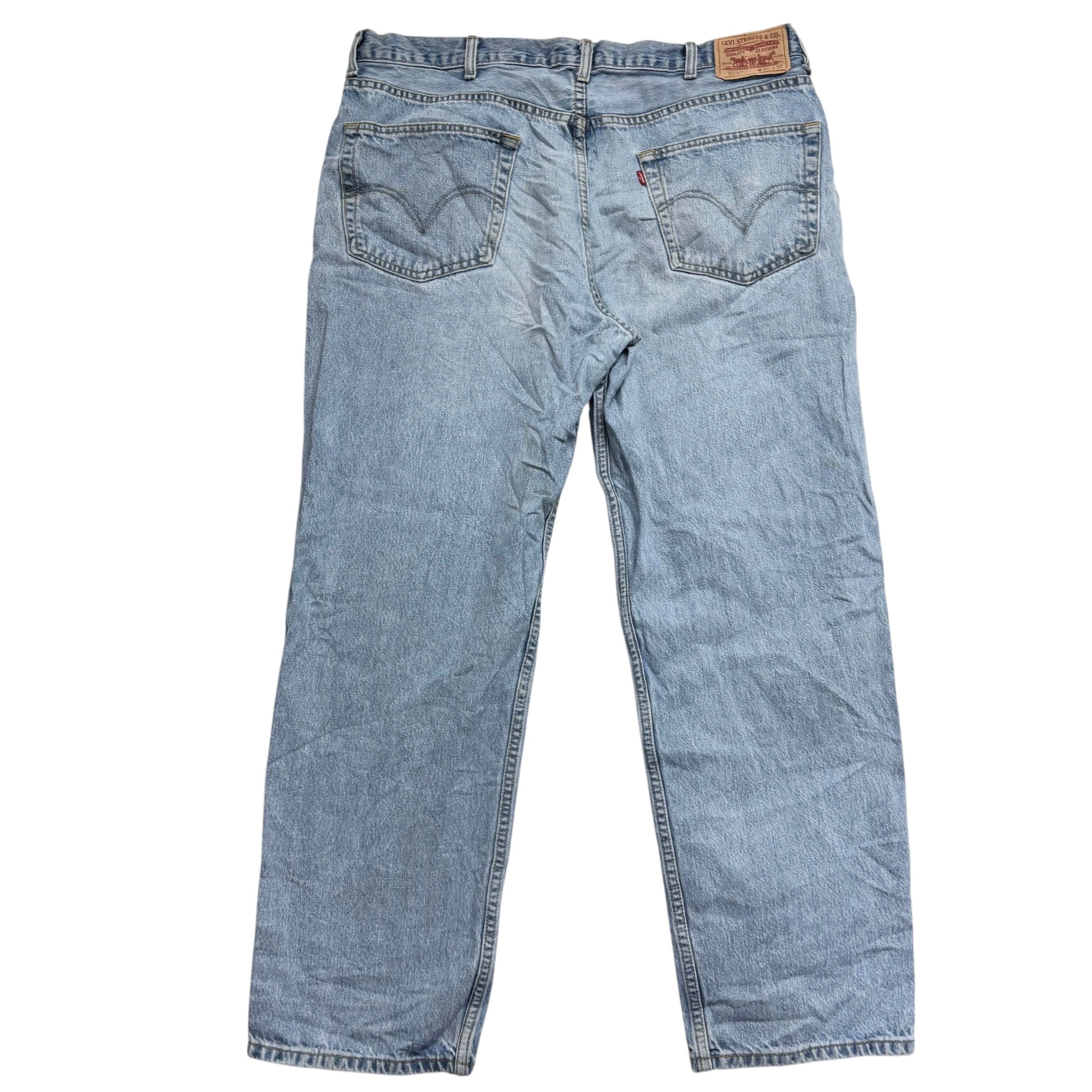 Levis 550 Jeans W40 L32 Mens Light Blue Baggy Relaxed Straight Fit Vintage Denim