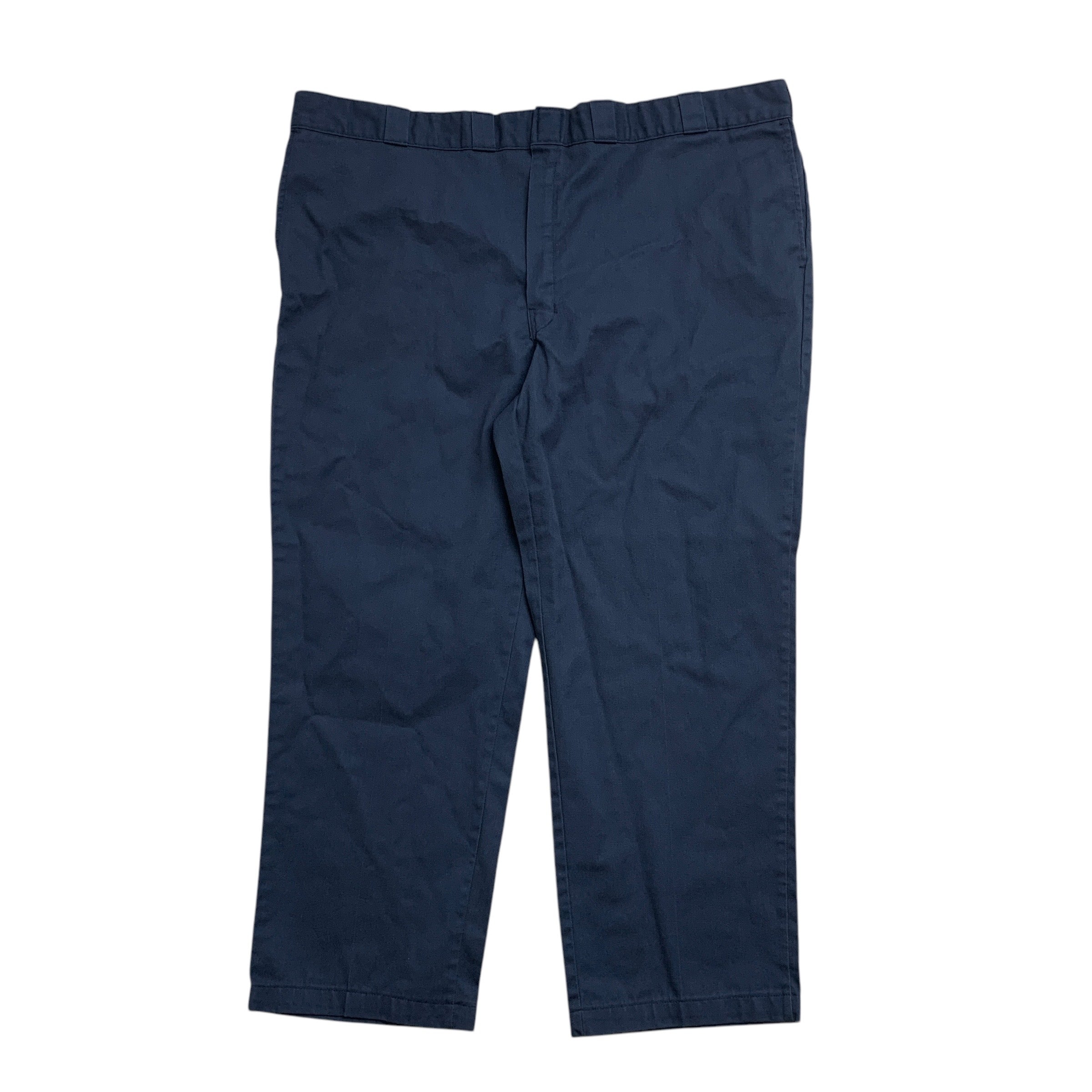 Dickies 874 Trousers W50 L30 Mens Blue Pants Original Straight Fit (E)