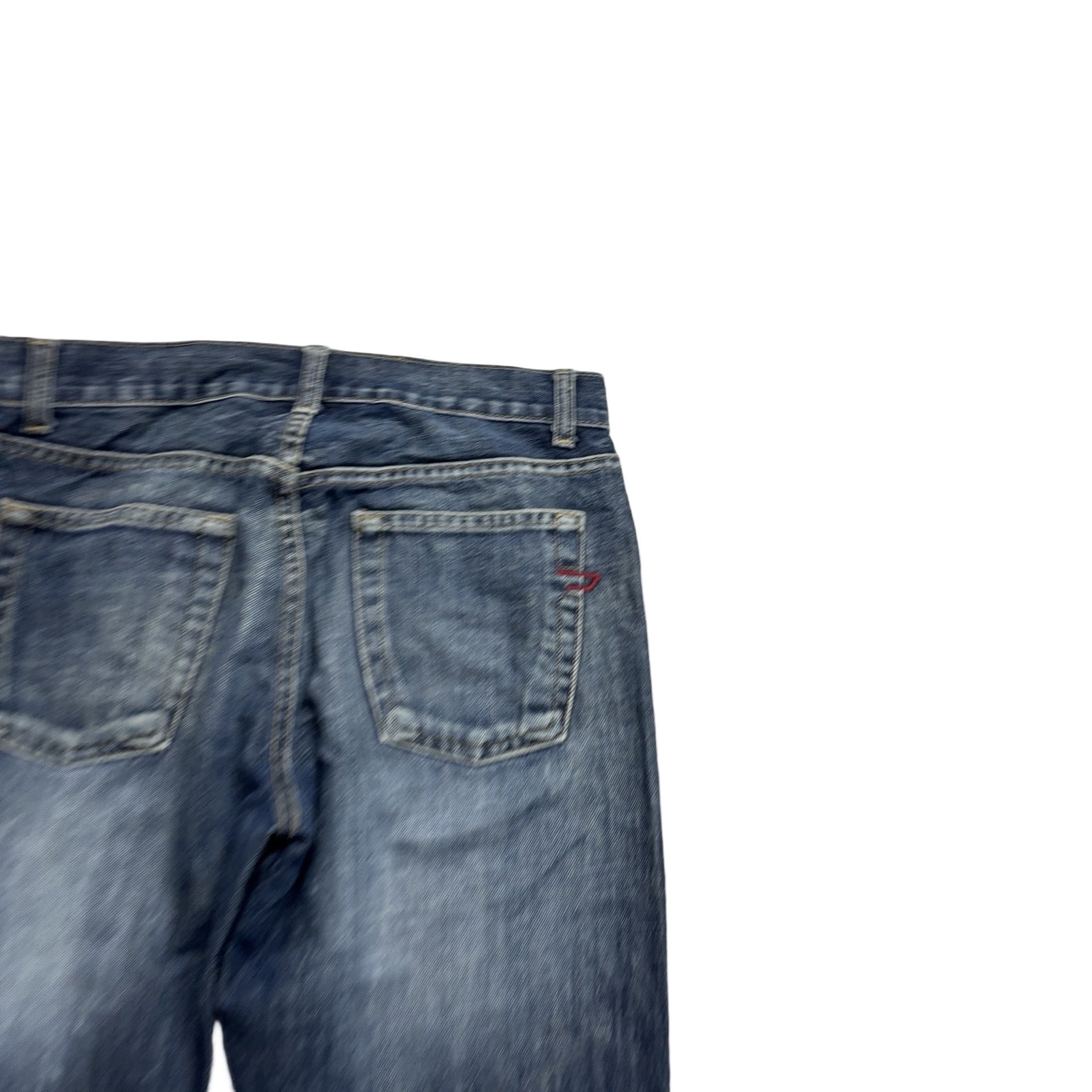 Diesel Rabox Jeans W31 L34 Mens Dark Blue Flare Bootcut Vintage Y2K (E)