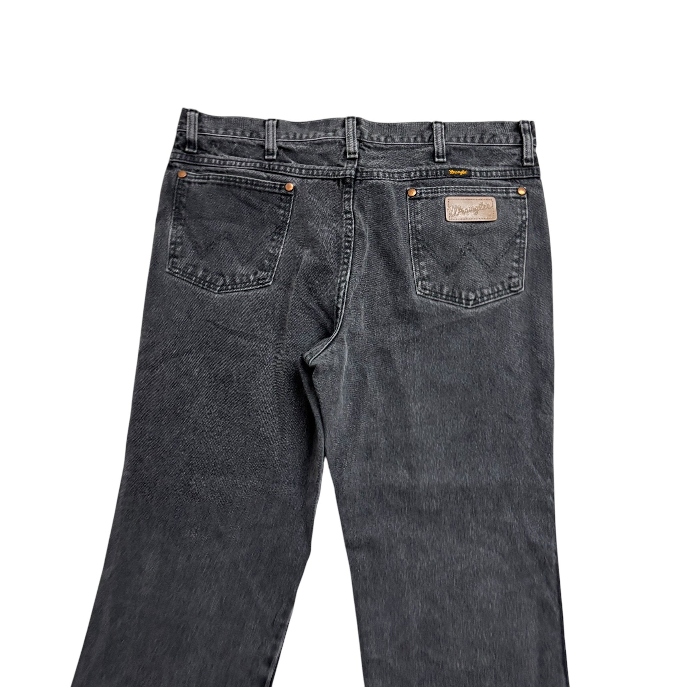 Wrangler Jeans Cowboy Cut W36 L25 Mens Black 936 Slim Fit Denim