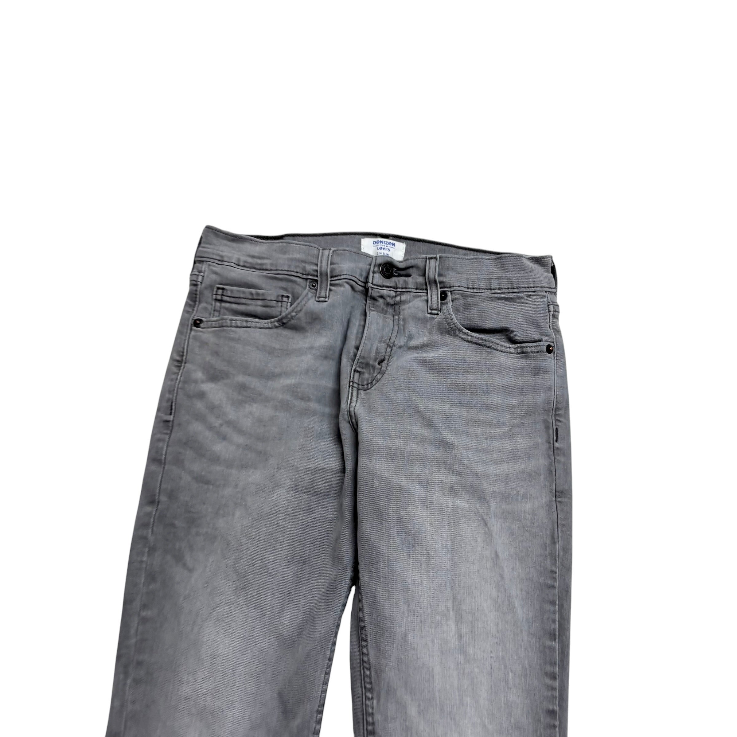 Levis Denizen Jeans W28 L31 Mens Grey Slim Fit Stretch Denim