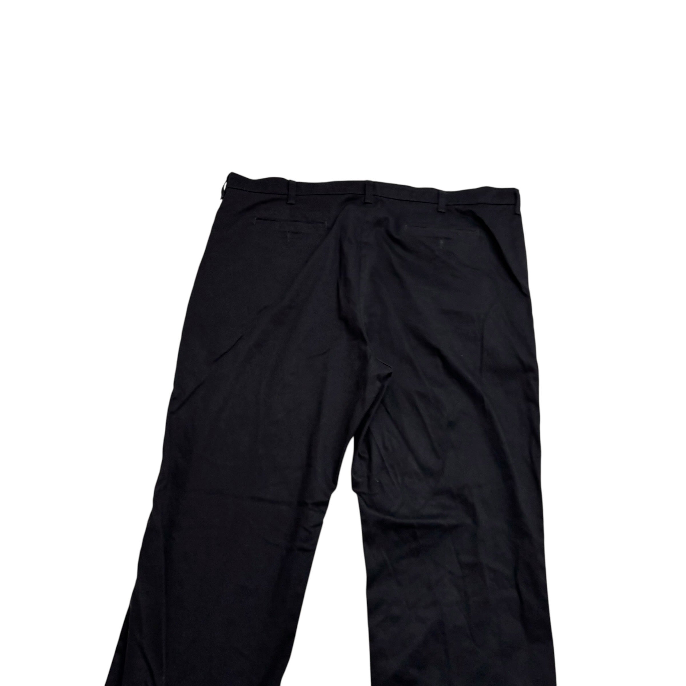 Lee Trousers W46 L34 Mens Black Relaxed Straight Fit Vintage Pants (E)