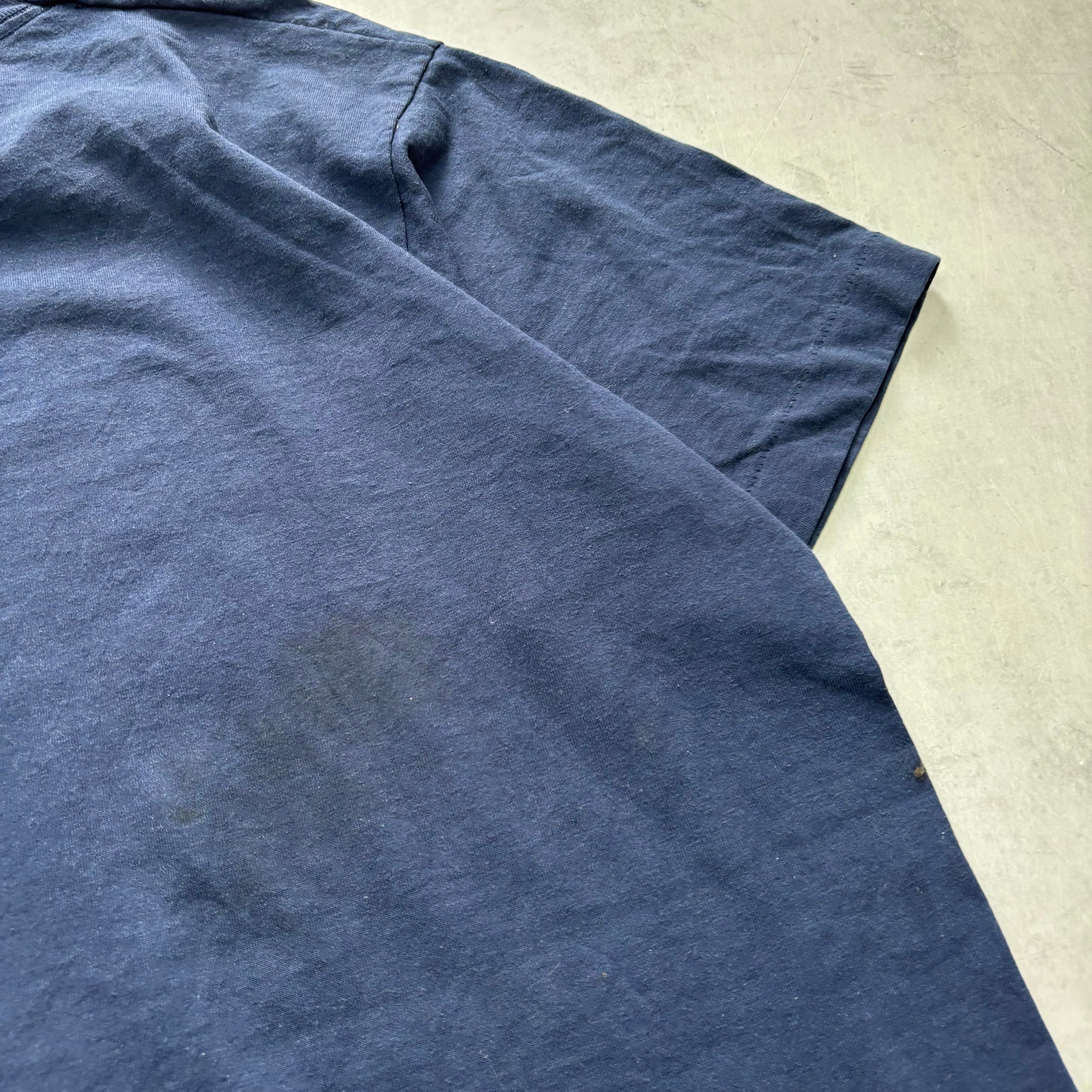 Vintage T Shirt Mens XL Navy Blue Single Stitch Graphic Print 90s USA Band (F)
