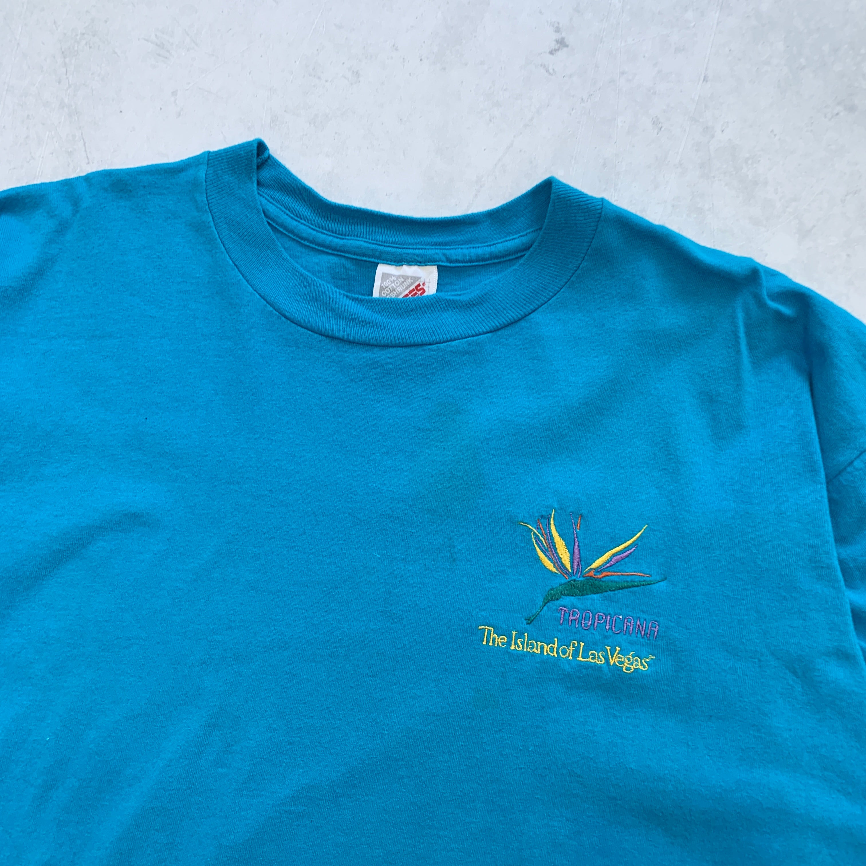 Vintage T Shirt Mens XL Blue Graphic Print 90s USA (E)