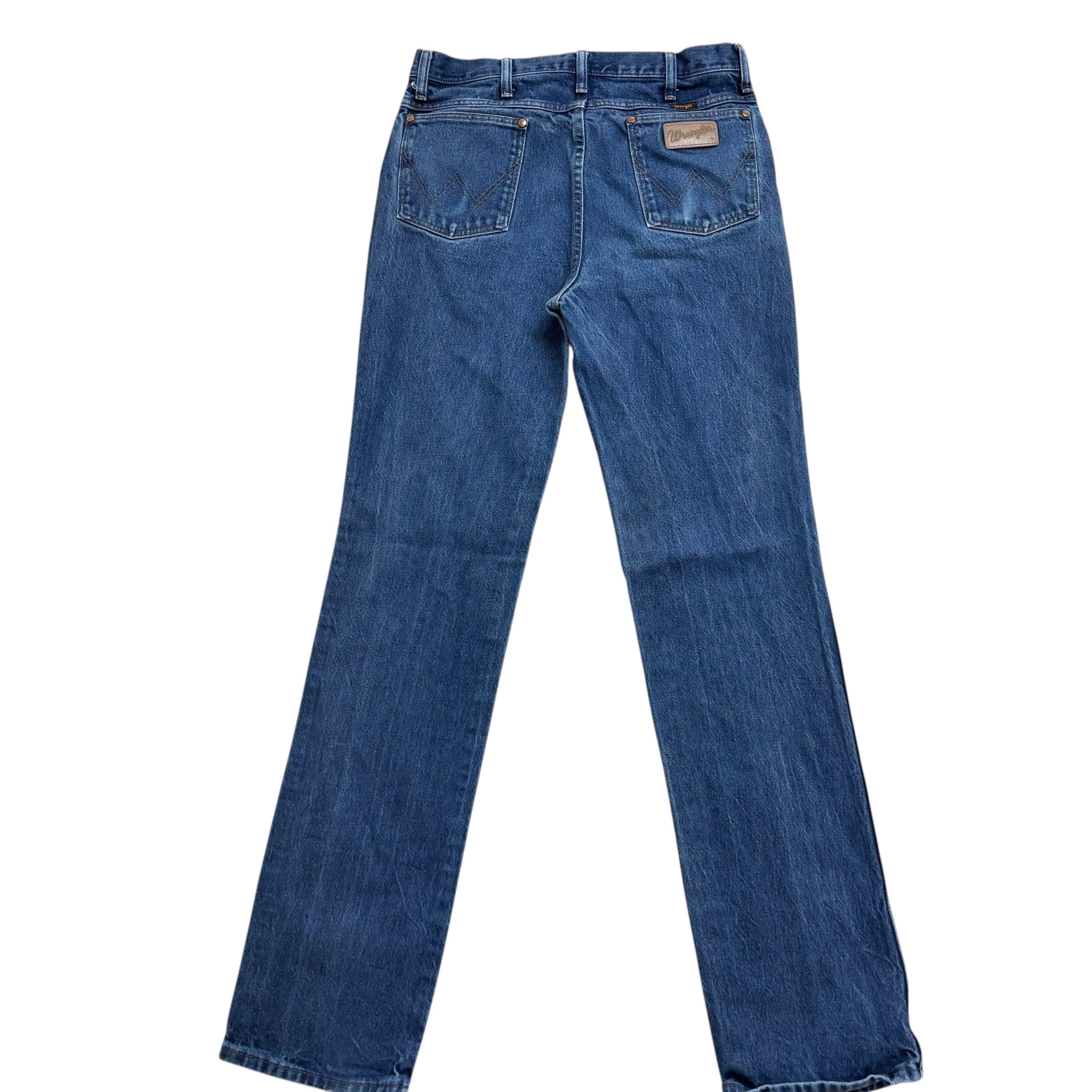 Wrangler Jeans Cowboy Cut W32 L36 Mens Mid Blue 936 Slim Fit Denim