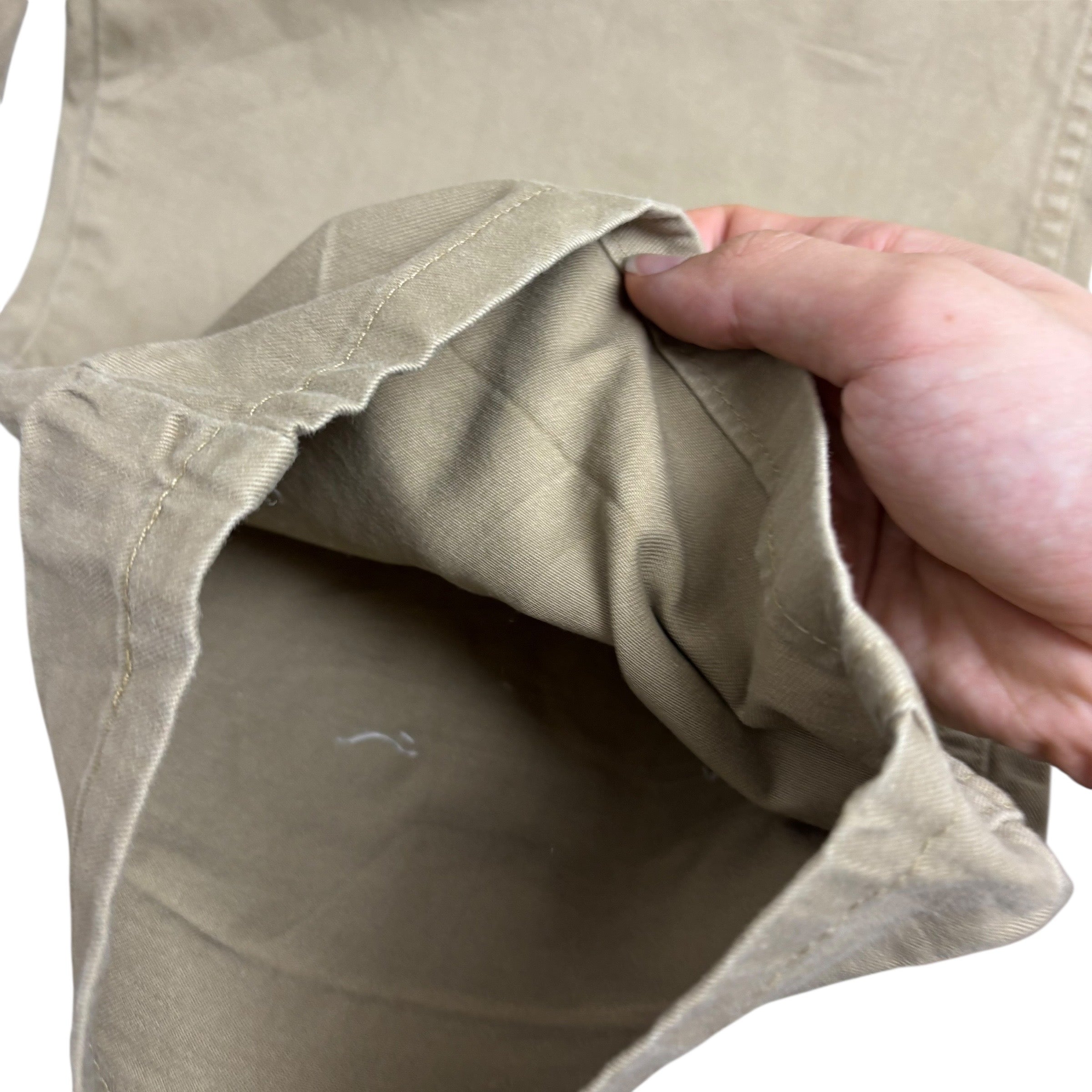 Wrangler Cargo Pants W44 L31 Mens Beige Baggy Relaxed Straight Fit Trousers