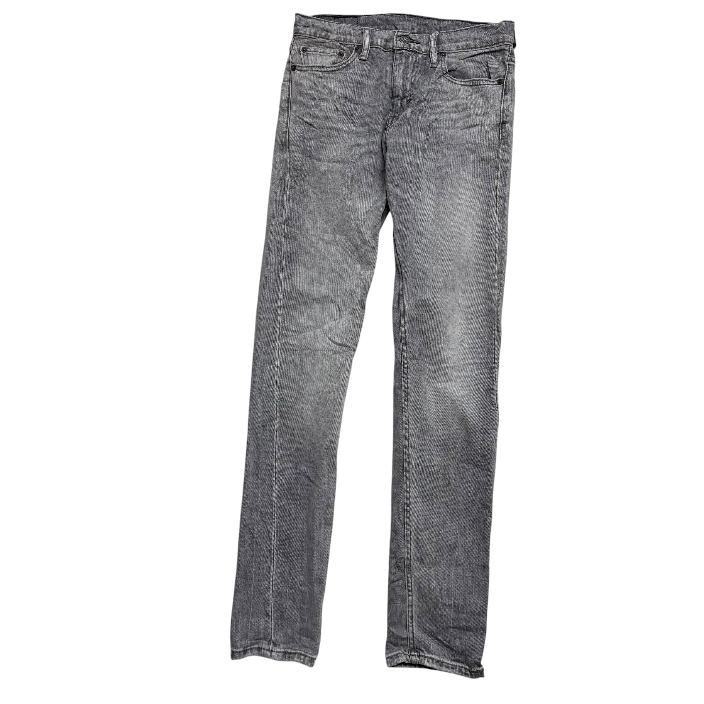 Levis 510 Jeans W29 L32 Mens Grey Skinny Fit Stretch Denim (E)