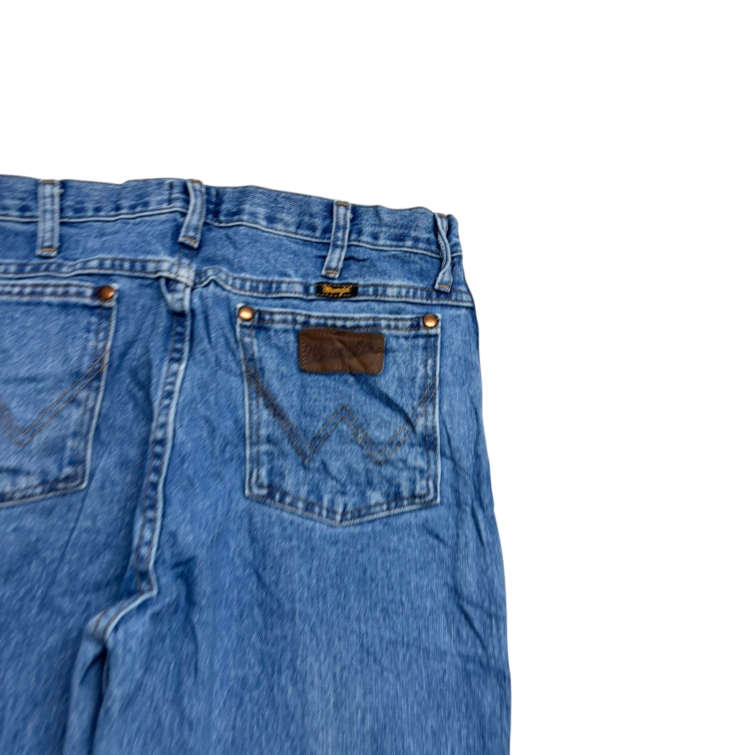 Wrangler Jeans Cowboy Cut W32 L34 Mens Light Blue 36MWZ Slim Fit Denim