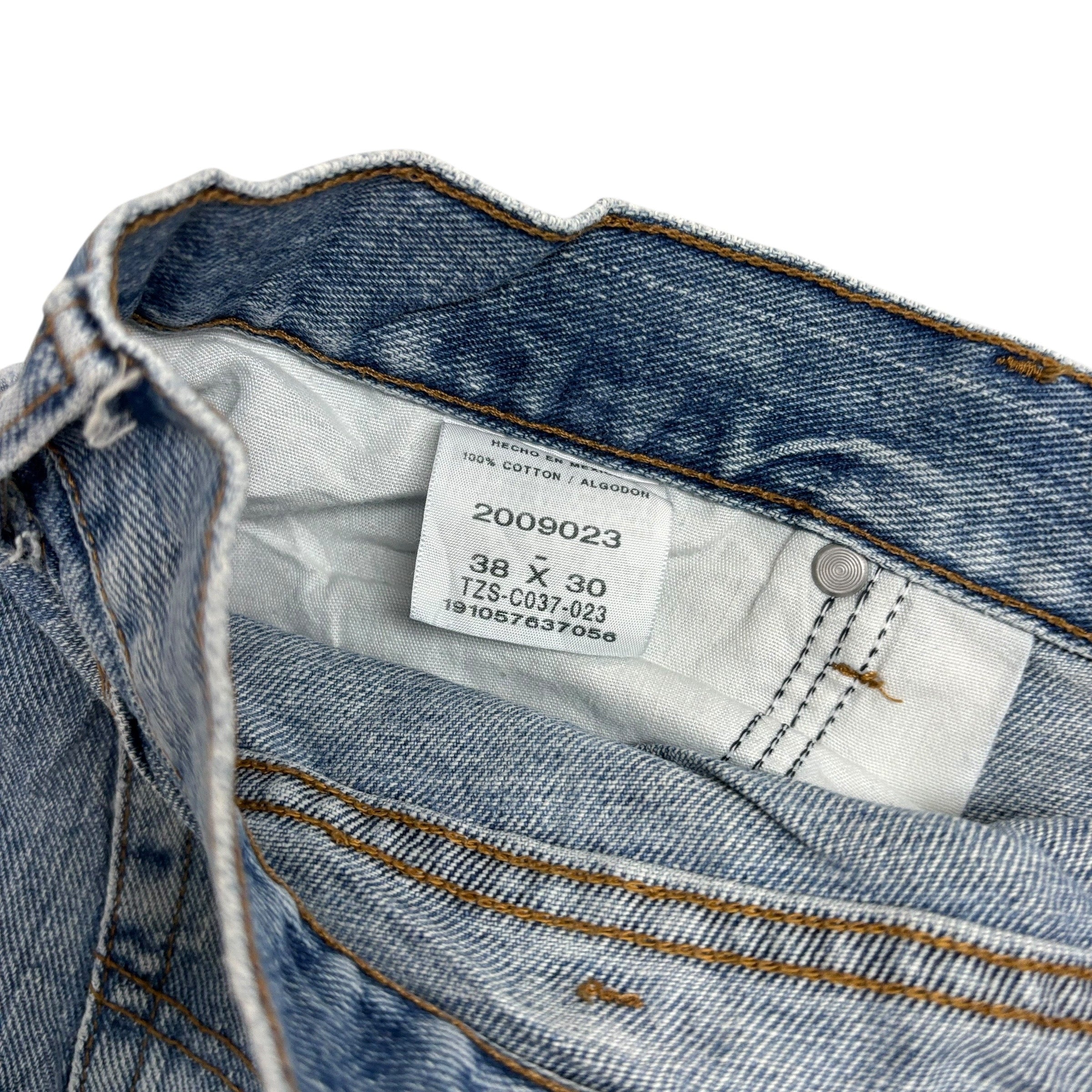 Lee Jeans W38 L30 Mens Light Blue Regular Straight Fit Denim (E)