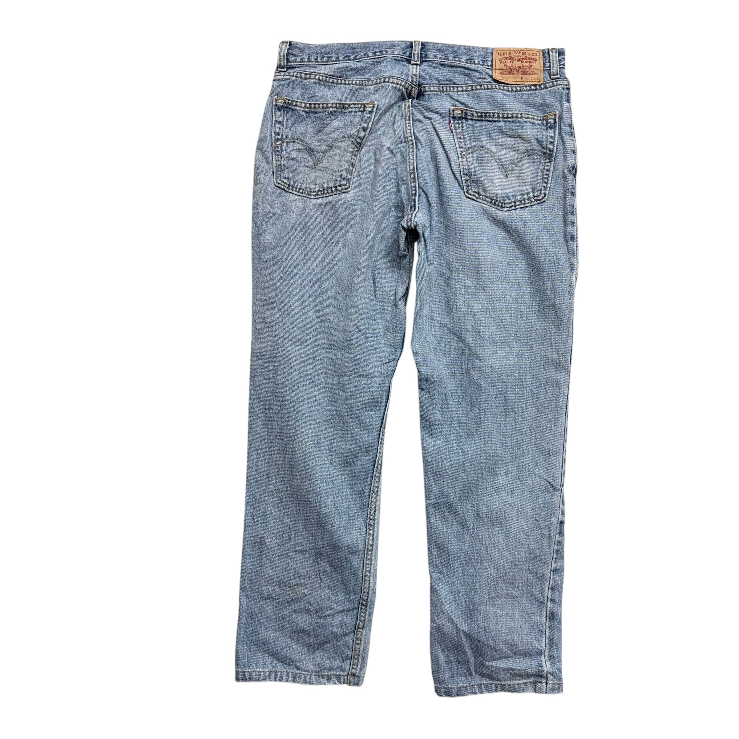Levis 512 Jeans W36 L28 Mens Light Blue Slim Tapered Fit Vintage Denim