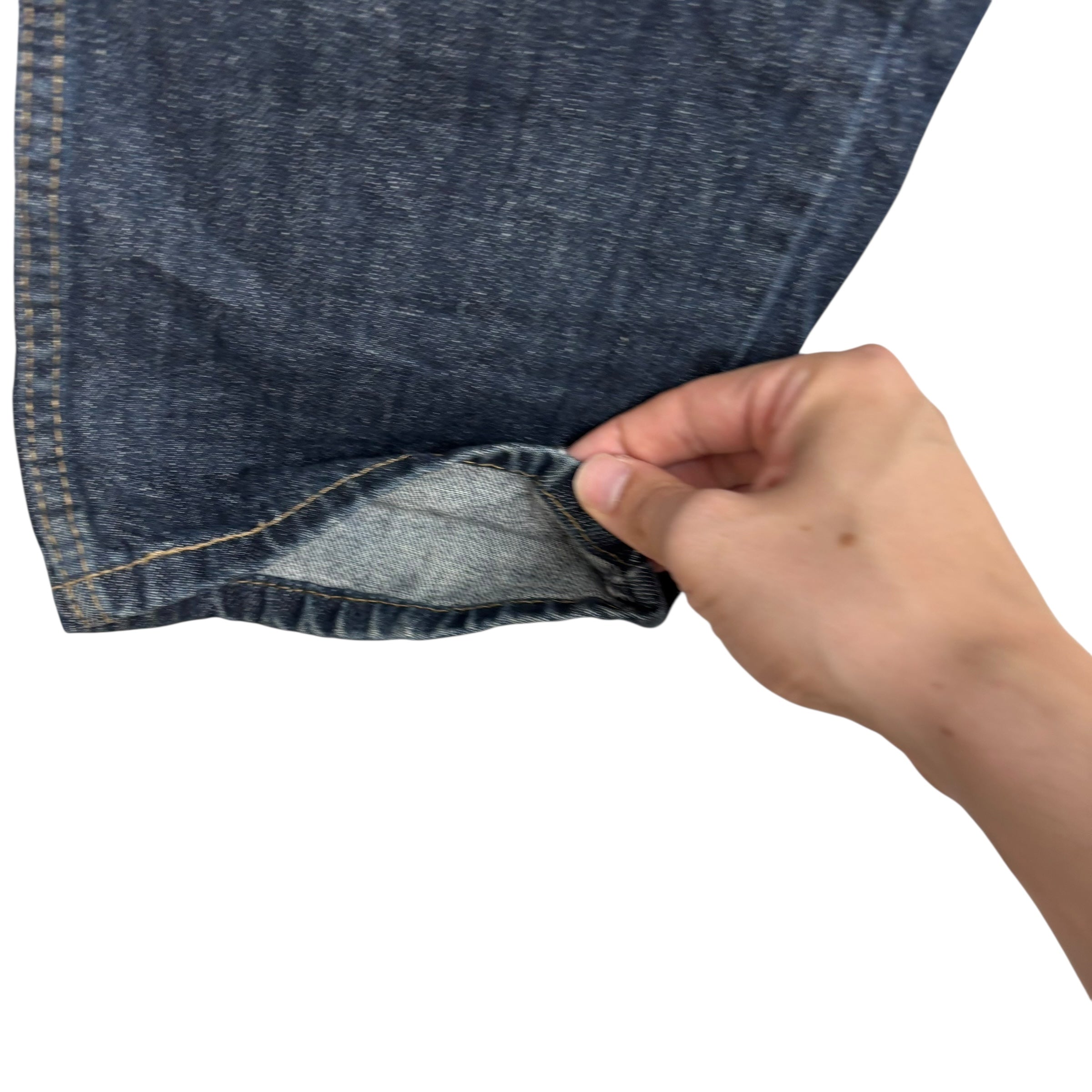 Levis 514 Jeans W32 L29 Mens Dark Blue Regular Straight Fit Denim (F)