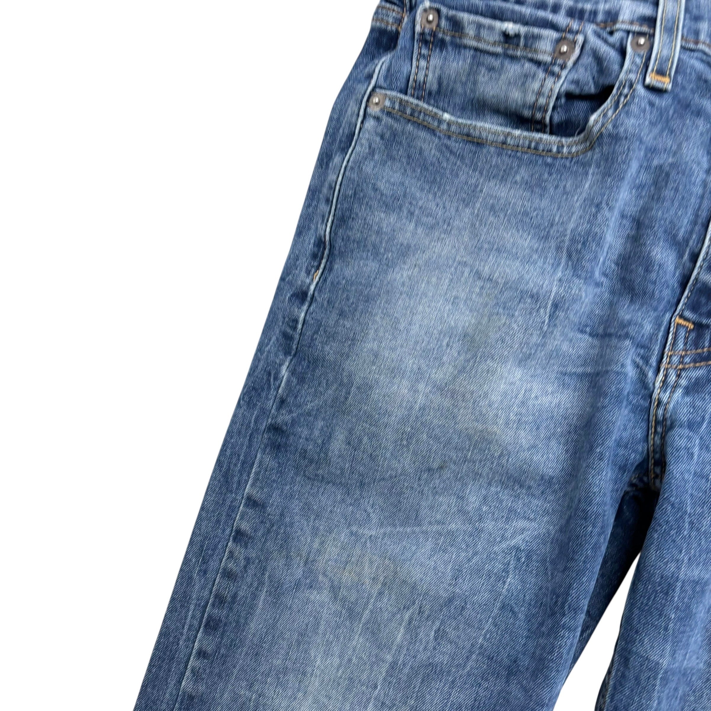Levis 502 Jeans W31 L31 Mens Mid Blue Regular Tapered Fit Stretch Denim (F)