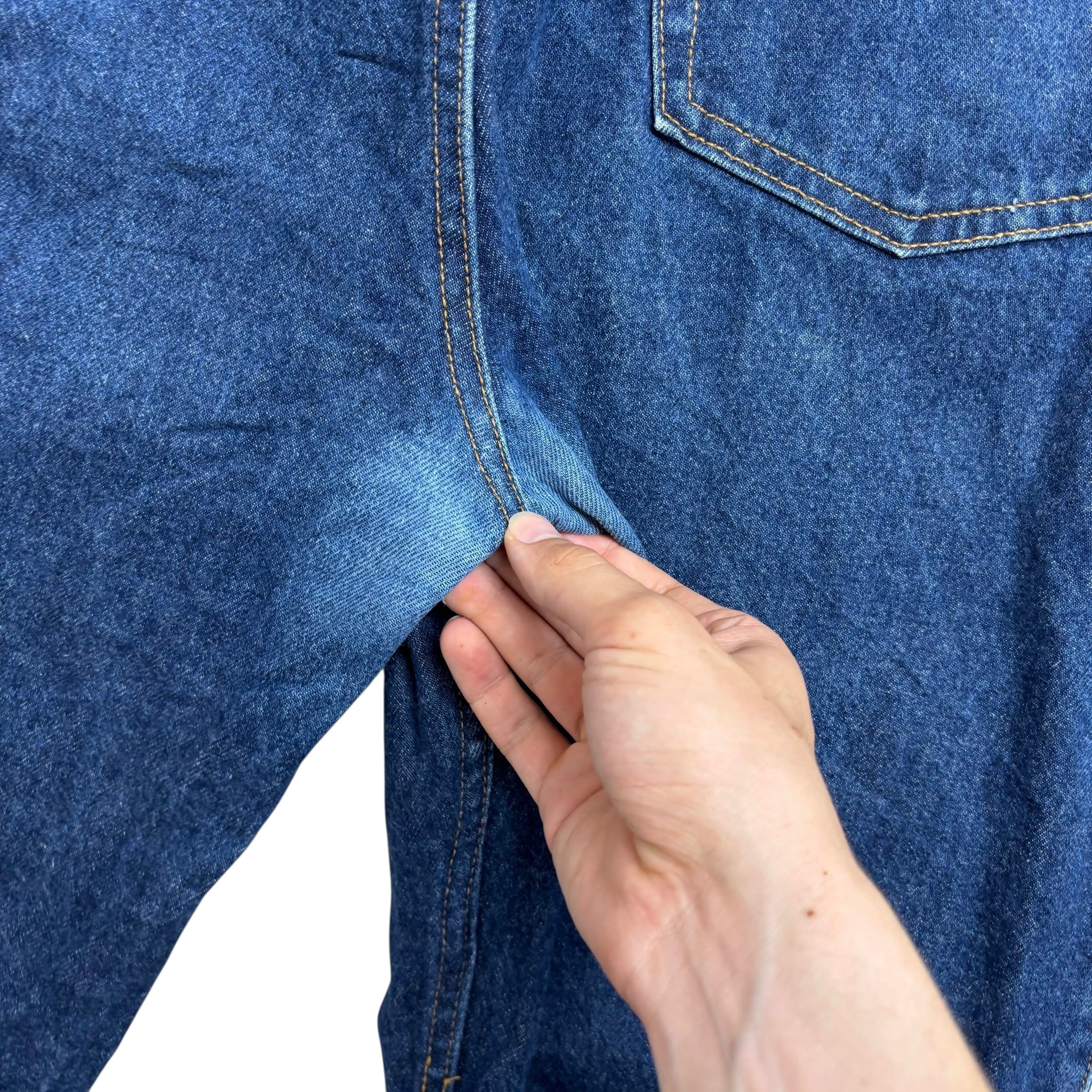 Levis 540 Jeans W40 L30 Mens Dark Blue Relaxed Tapered Vintage Made In USA