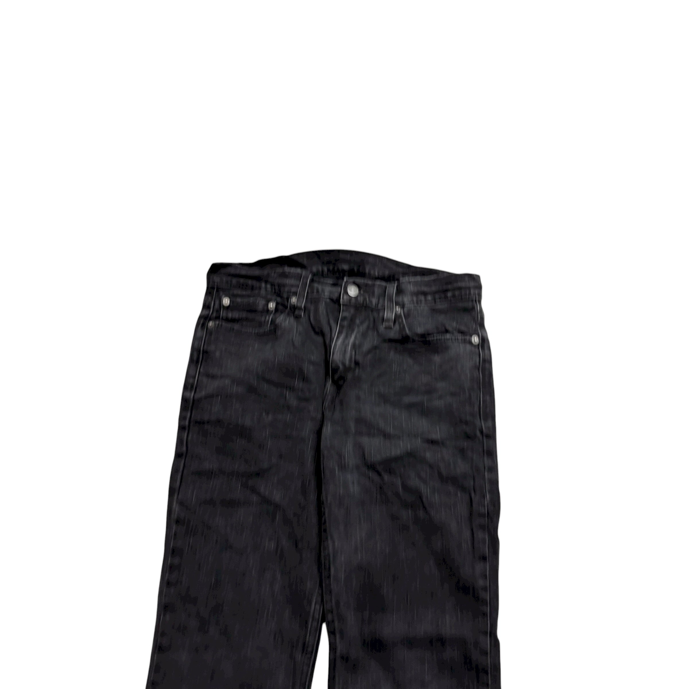 Levis 514 Jeans W30 L31 Mens Black Slim Straight Fit Stretch Denim