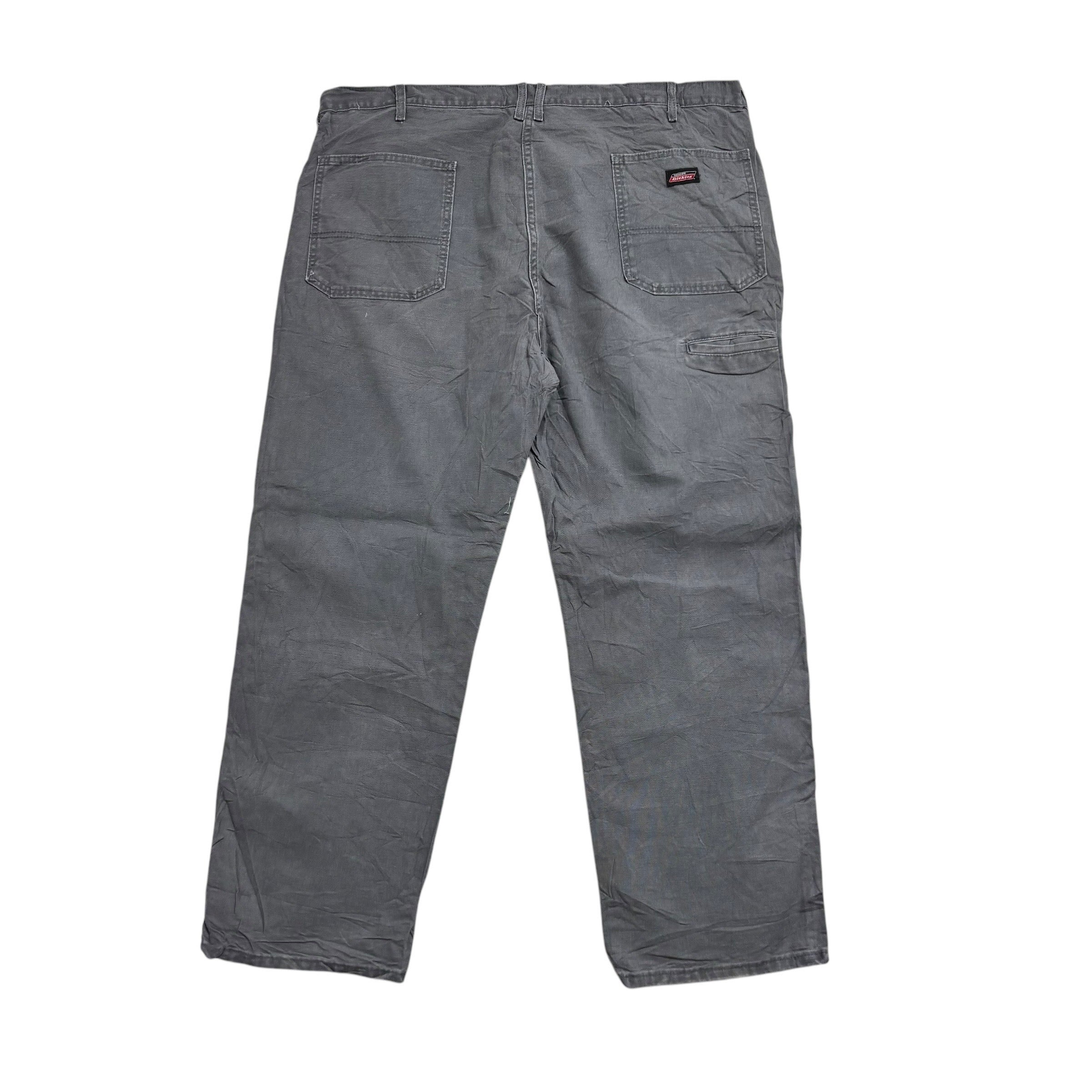 Dickies Carpenter Pants W42 L30 Mens Grey Relaxed Straight Trousers Jeans (E)
