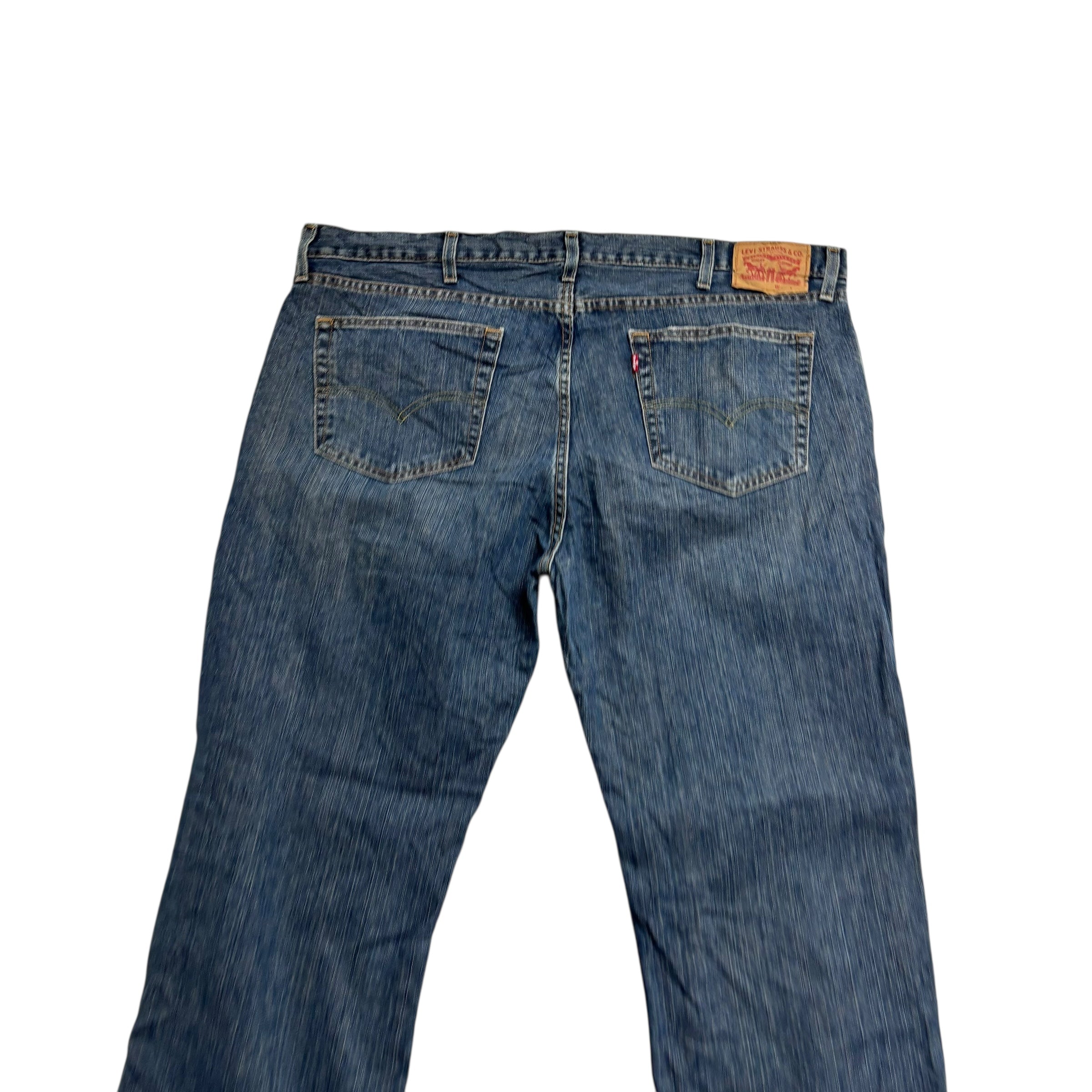 Levis 559 Jeans W42 L30 Mens Dark Blue Baggy Relaxed Straight Fit Denim (E)