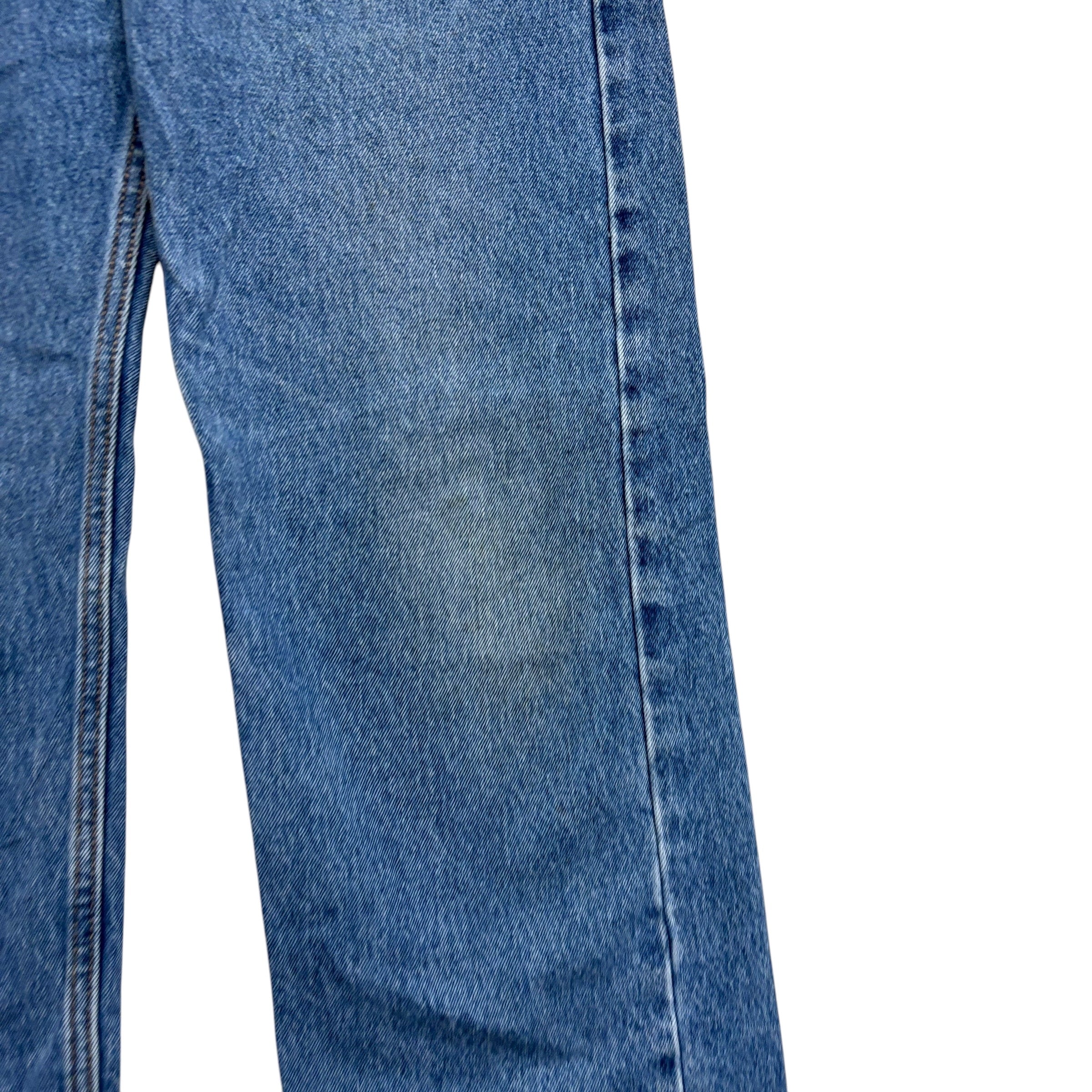 Levis 505 Jeans W33 L31 Mens Light Blue Regular Straight Fit Denim (F)