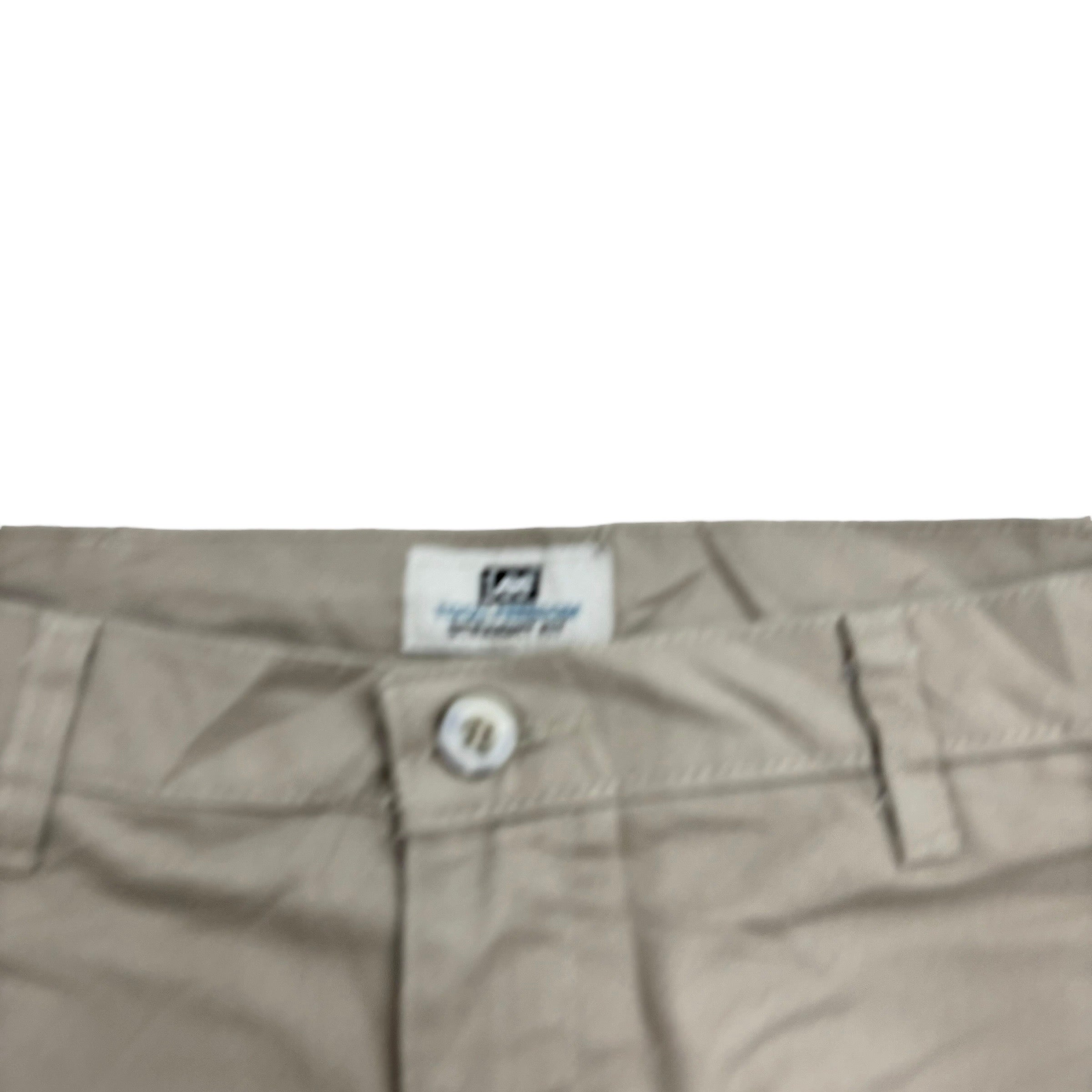 Lee Trousers W34 L30 Mens Cream Relaxed Straight Fit Vintage Pants