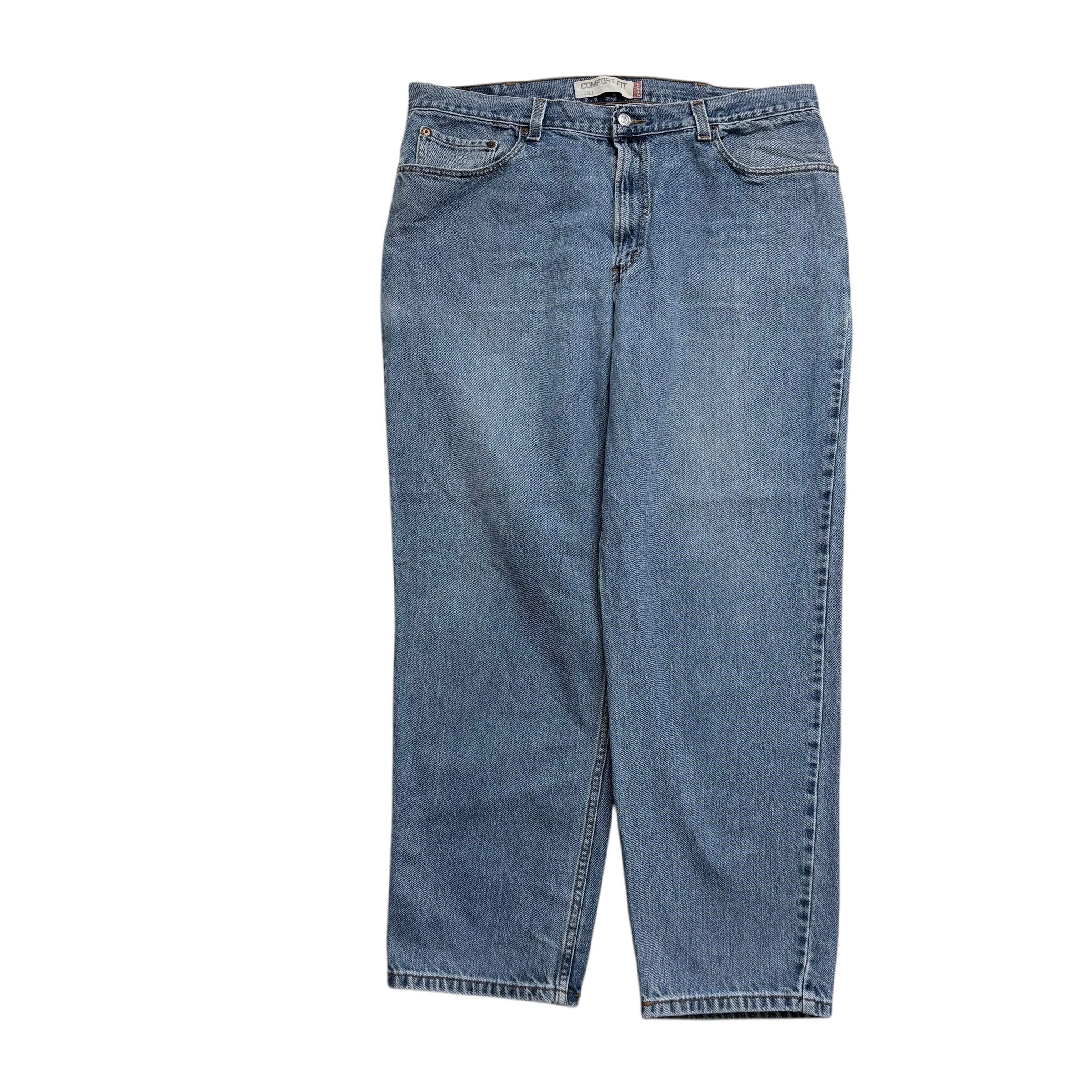 Levis 560 Jeans W40 L32 Mens Mid Blue Baggy Relaxed Comfort Vintage Denim (E)