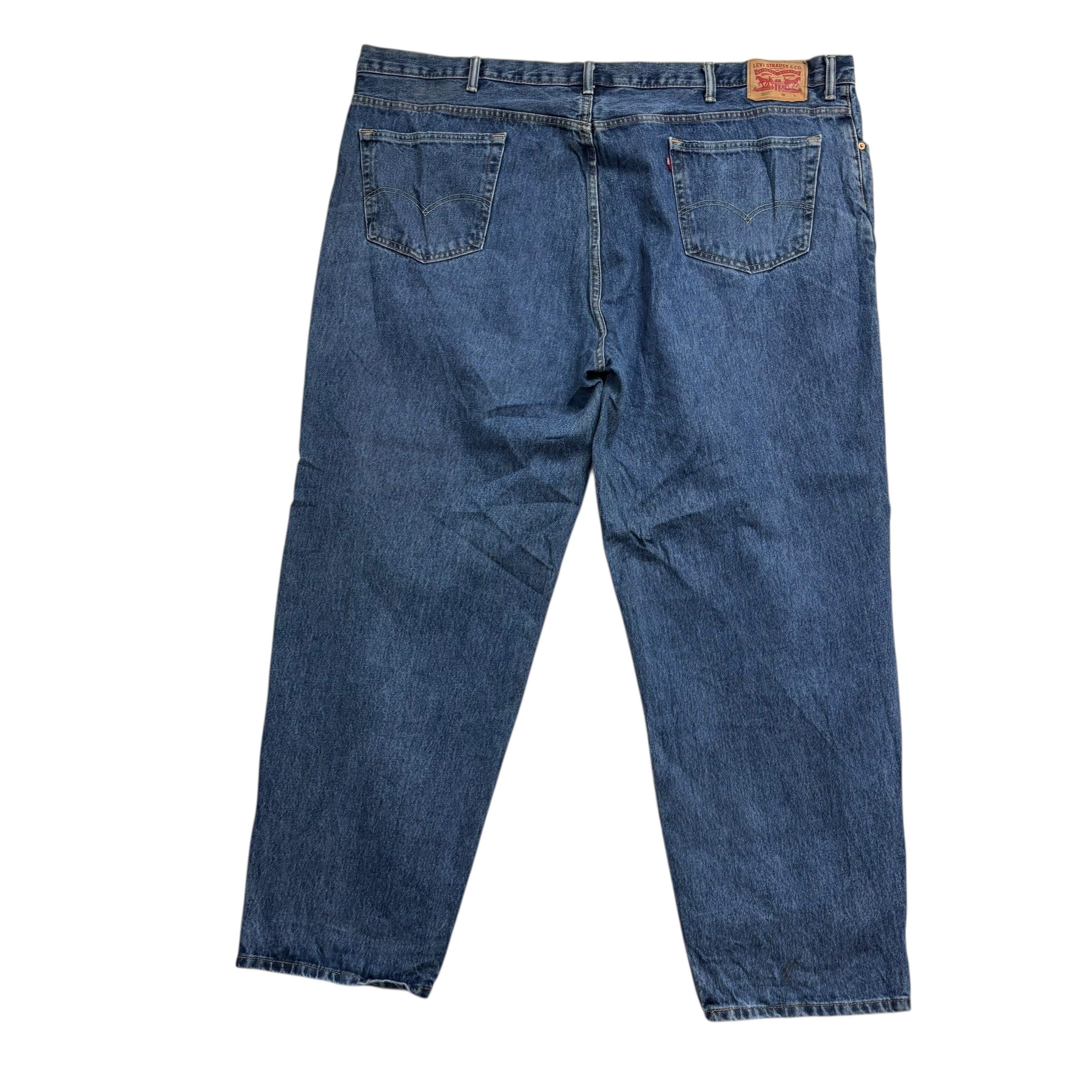 Levis 560 Jeans W52 L34 Mens Mid Blue Baggy Relaxed Comfort Fit Denim