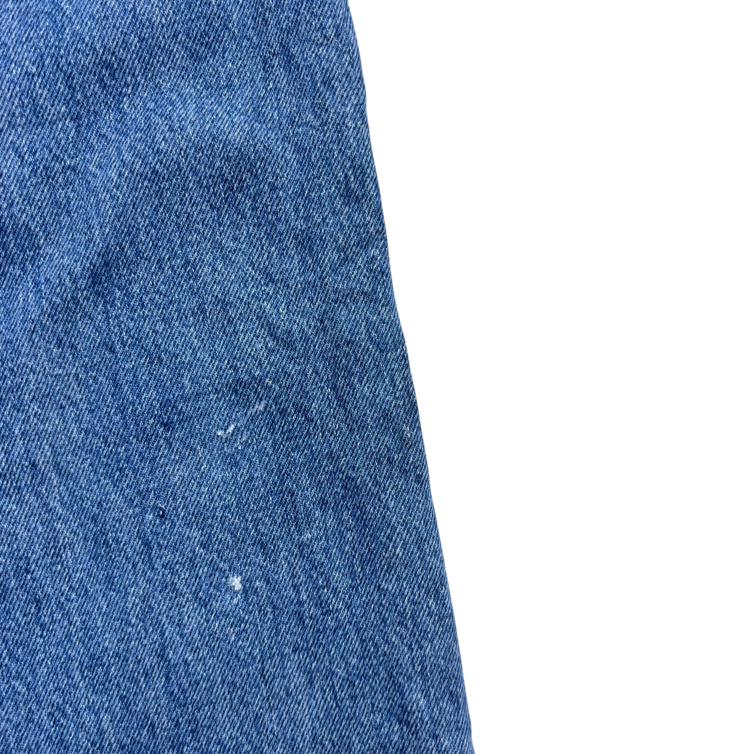 Levis 505 Jeans W36 L27 Mens Mid Blue Regular Straight Fit Vintage Denim