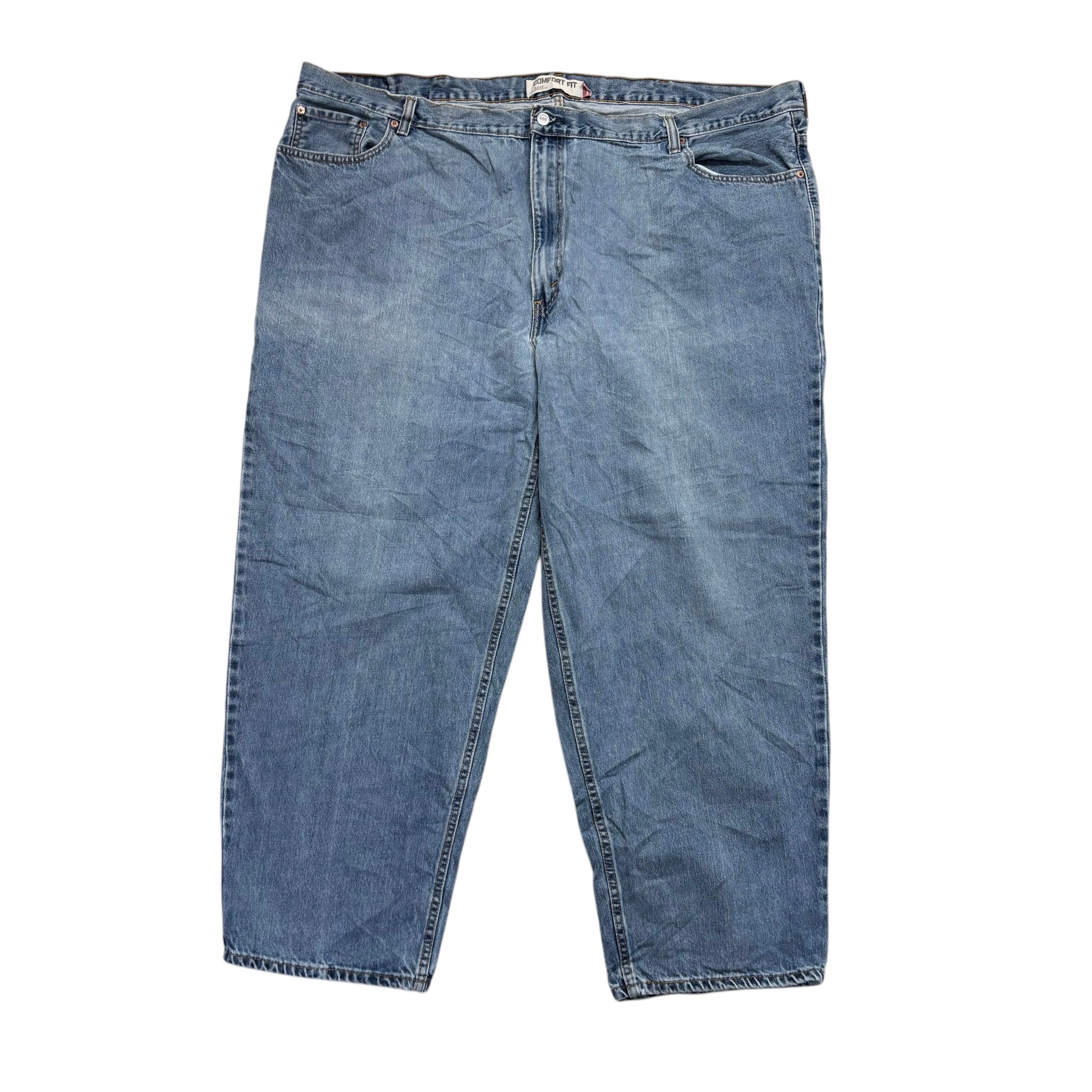 Levis 560 Jeans W50 L30 Mens Light Blue Baggy Relaxed Comfort Fit Vintage Denim