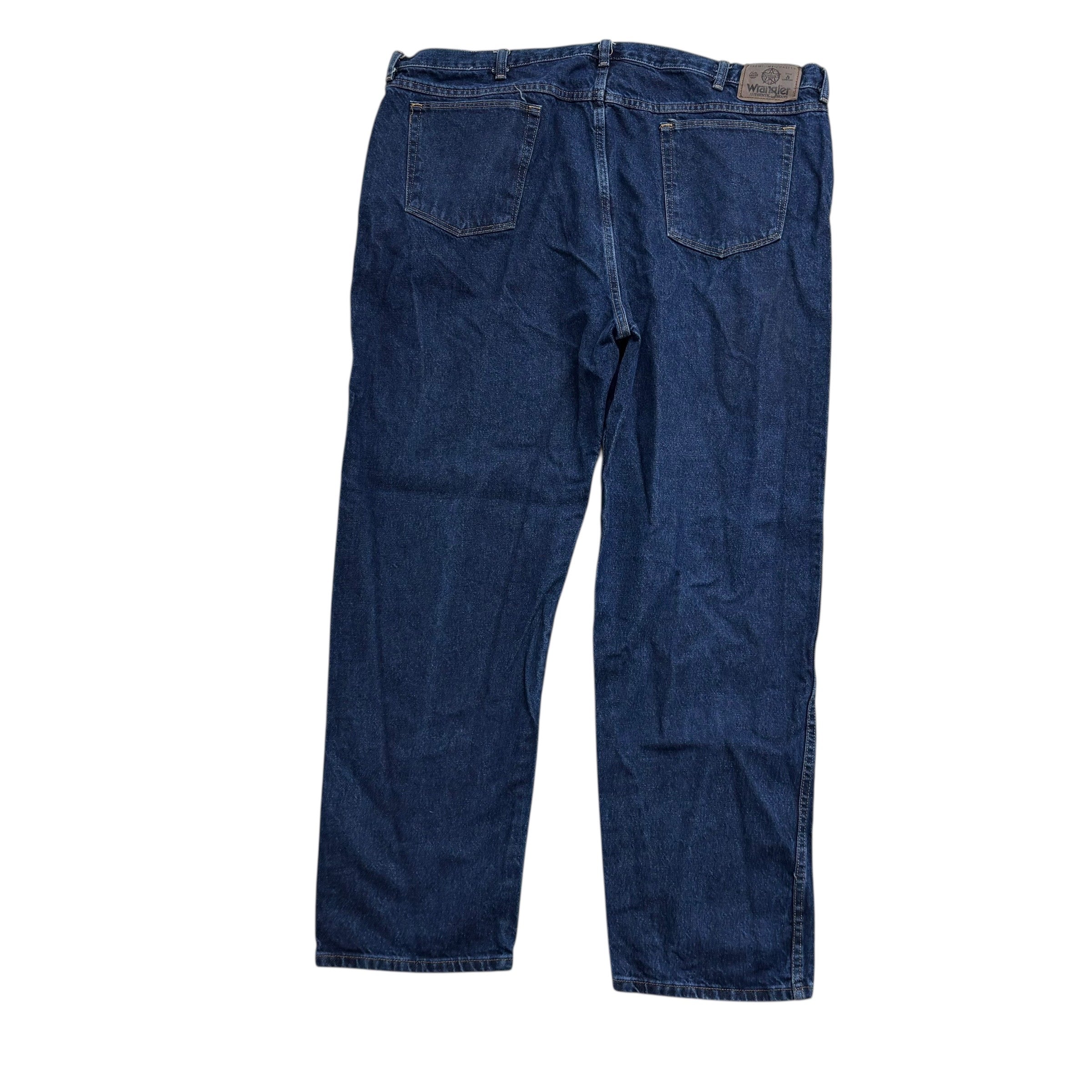 Wrangler Jeans W44 L31 Mens Dark Blue Regular Straight Fit Vintage Denim (E)