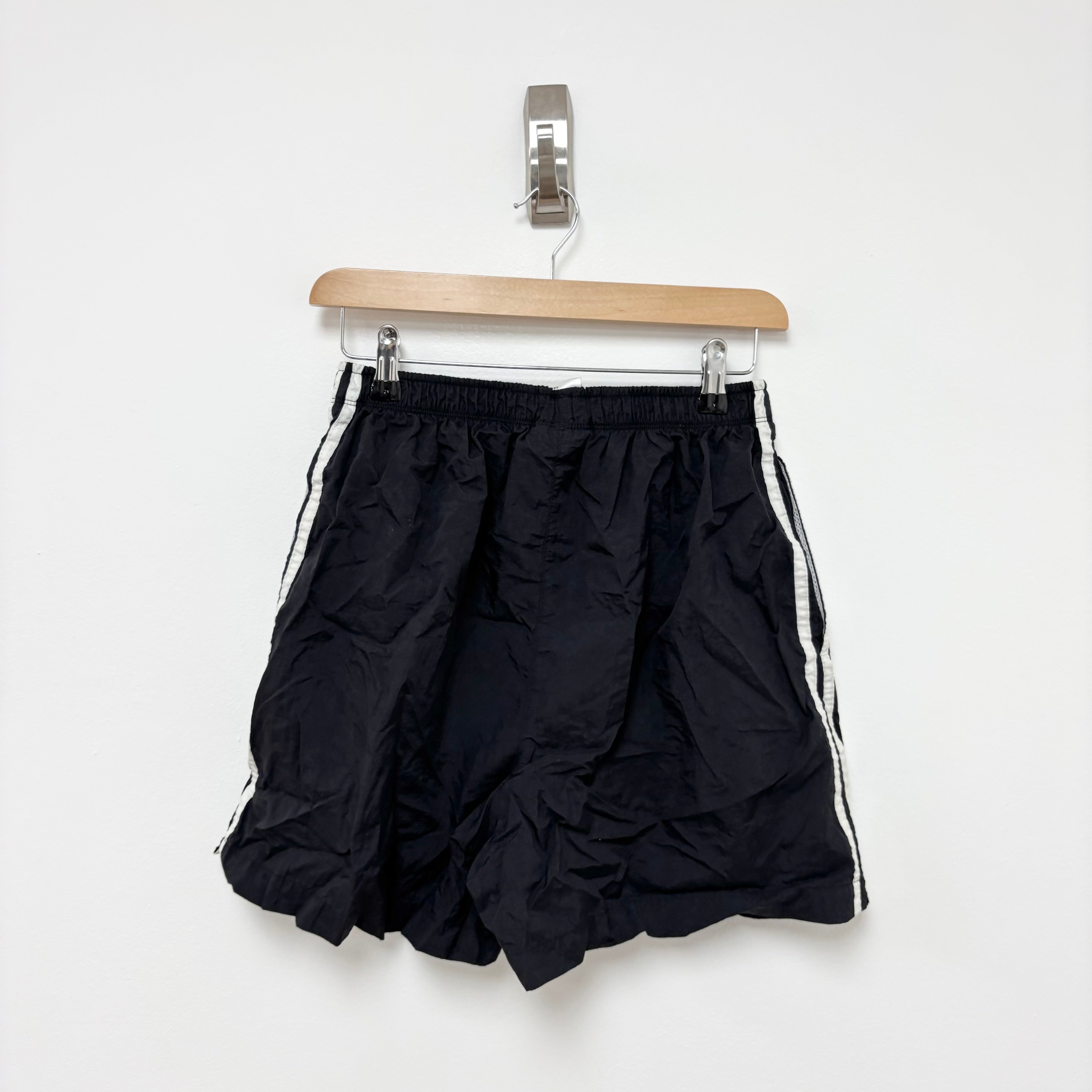 Vintage Adidas Shorts Mens Medium Black Sports Running Gym Pockets 90s