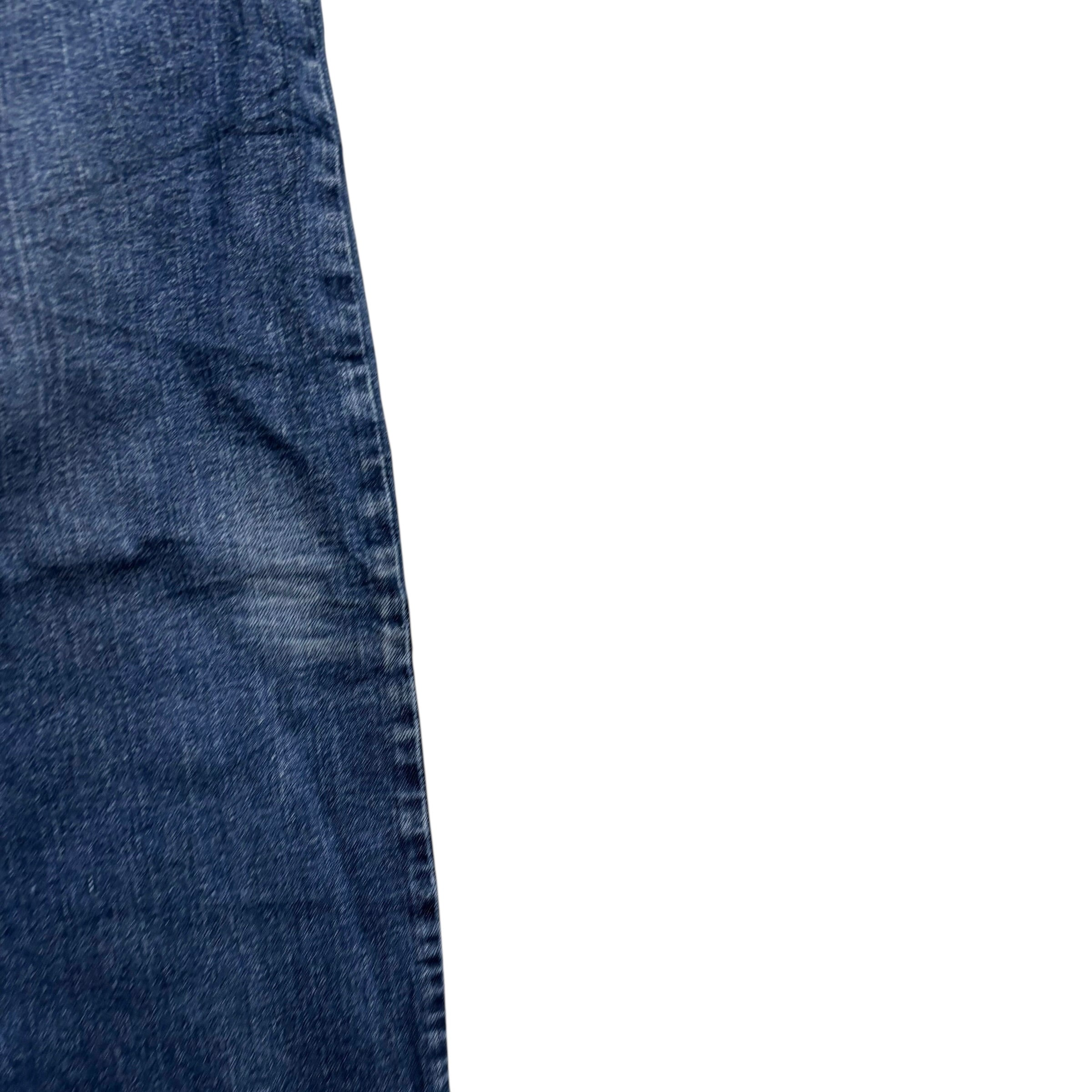 Wrangler Jeans W42 L32 Mens Mid Blue Regular Straight Fit Stretch Denim