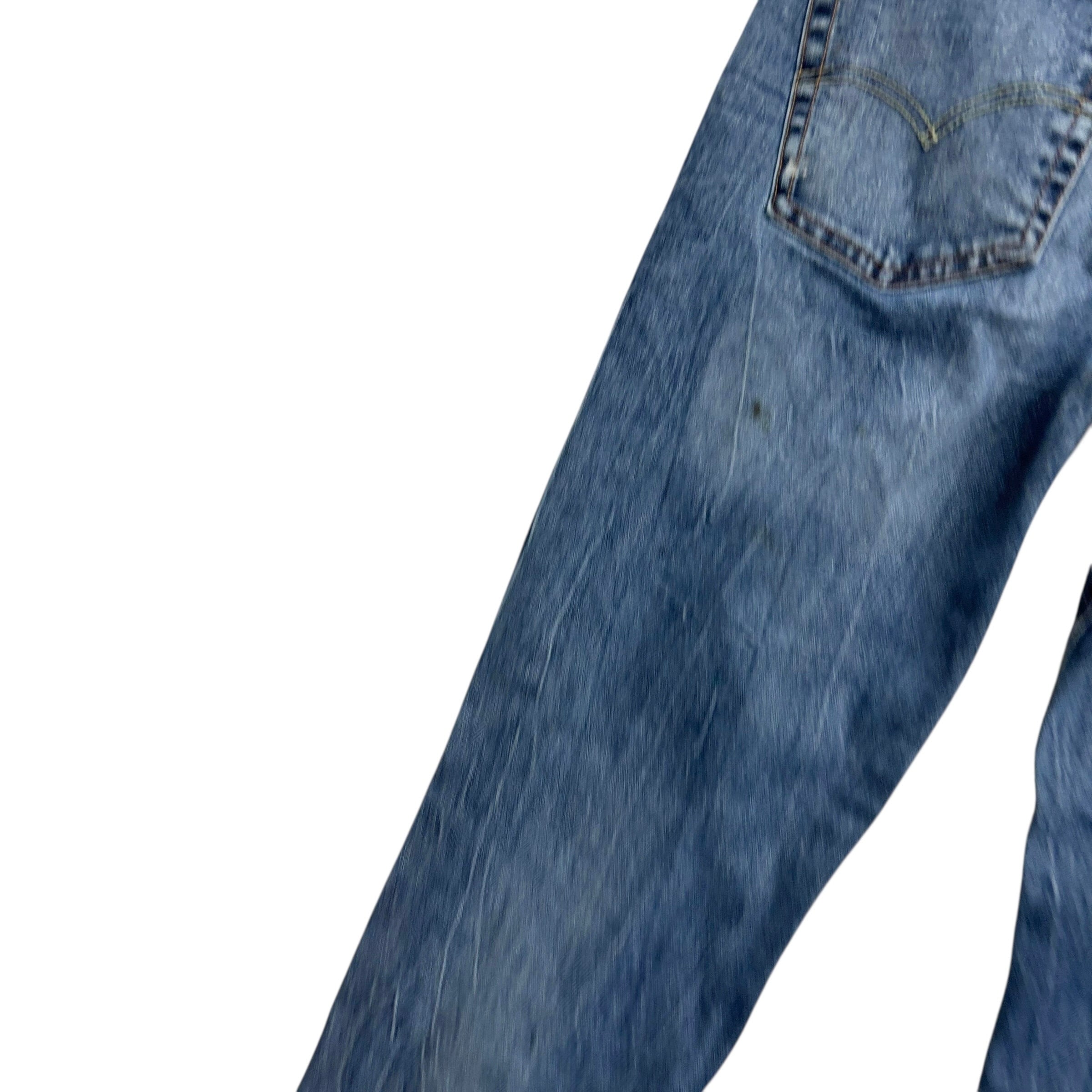 Levis 511 Jeans W30 L29 Mens Mid Blue Slim Fit Stretch Denim (F)