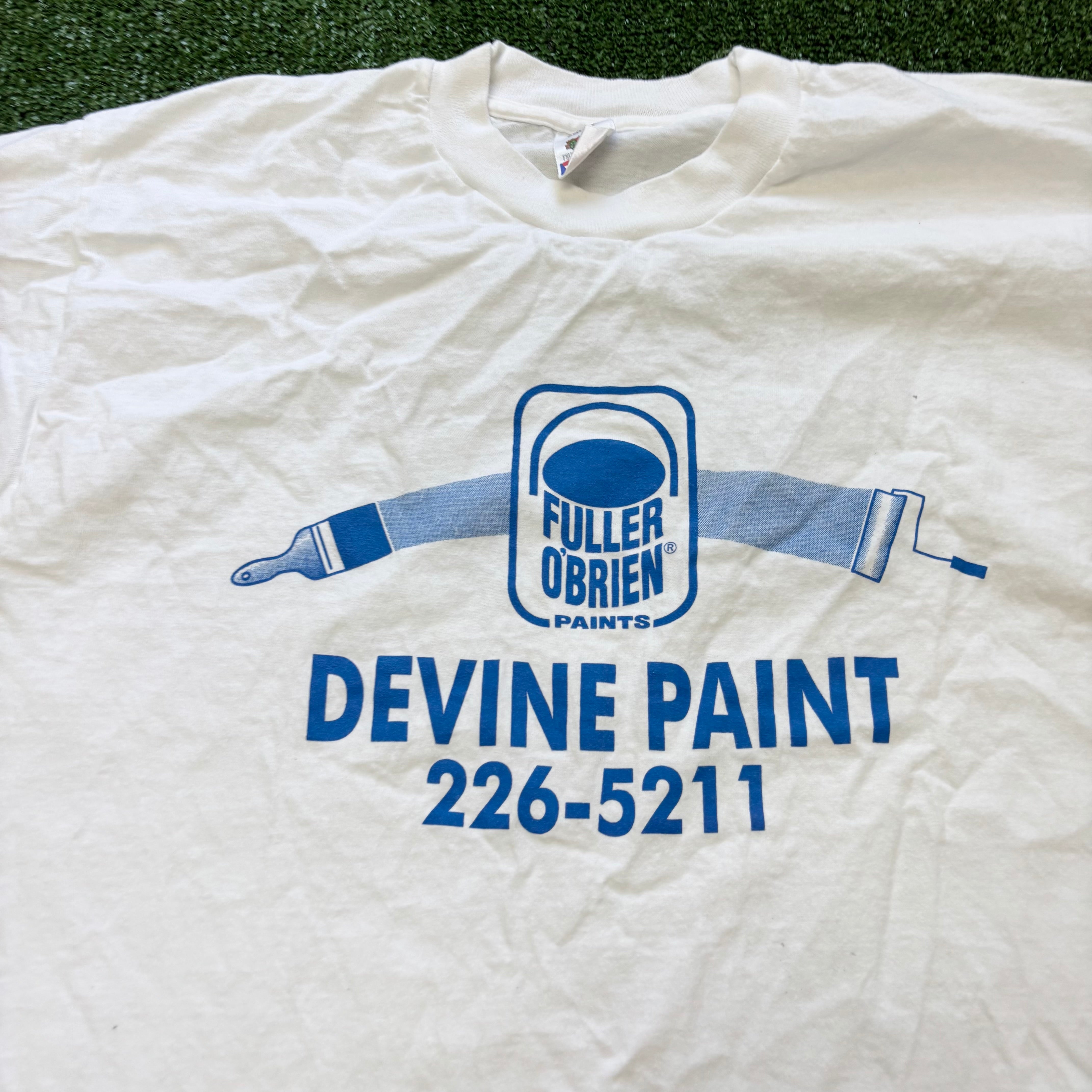 Vintage T Shirt Mens XL White Single Stitch Graphic Print 90s USA (E)