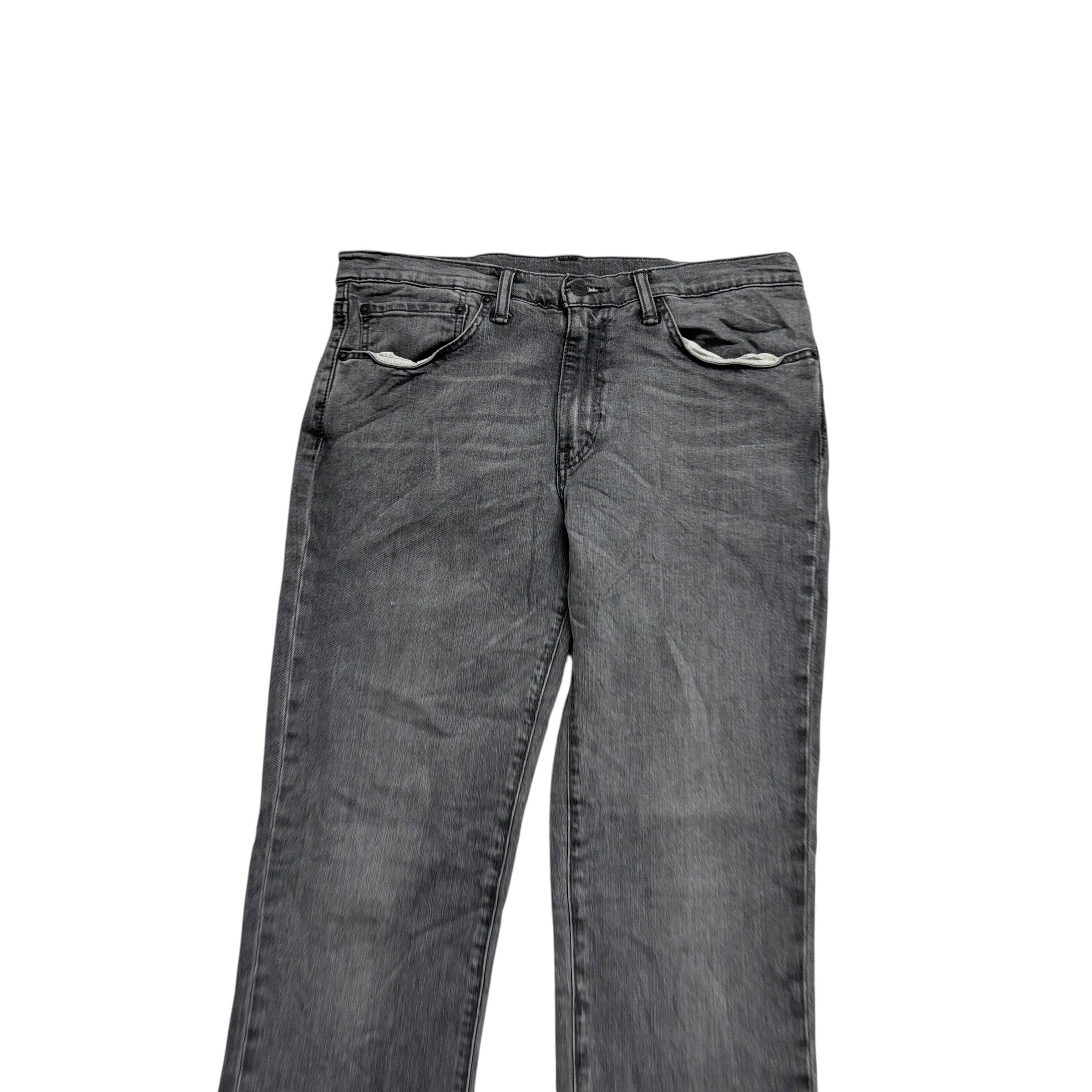 Levis 511 Jeans W34 L34 Mens Grey Slim Fit Stretch Denim (E)