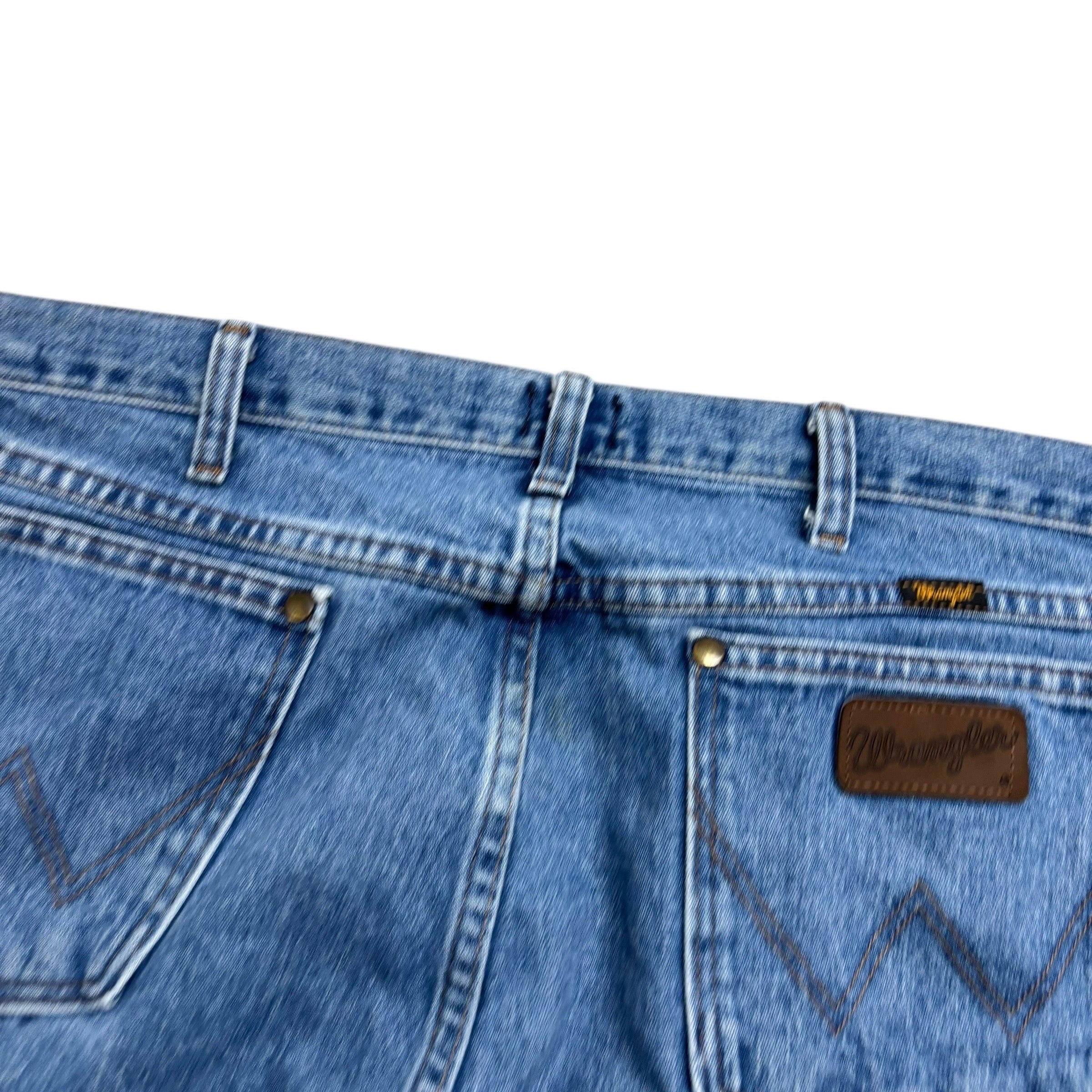 Wrangler Jeans Cowboy Cut W38 L29 Mens Light Blue 47MWZ Original Fit Denim