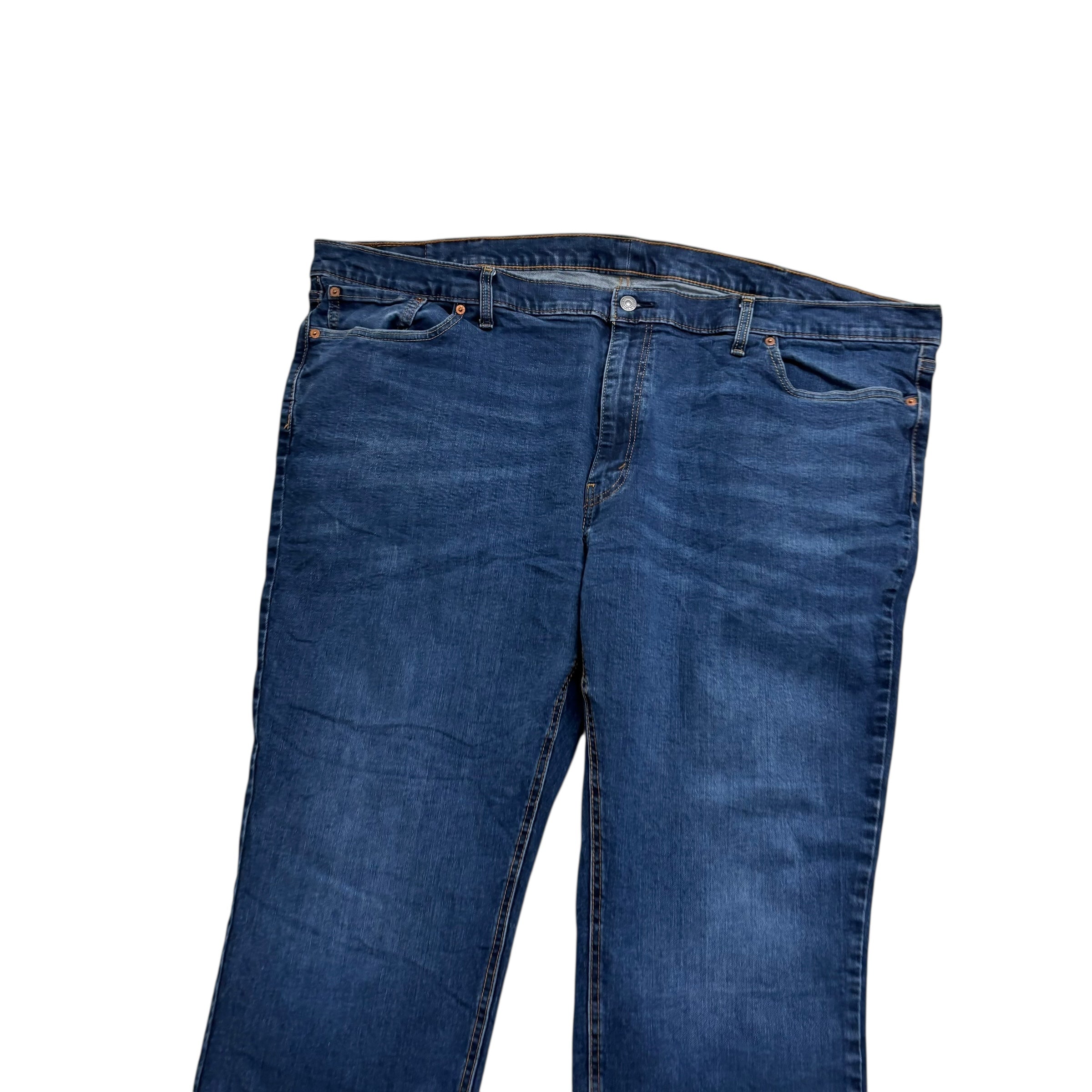 Levis 541 Jeans W50 L28 Mens Dark Blue Athletic Tapered Fit Stretch Denim