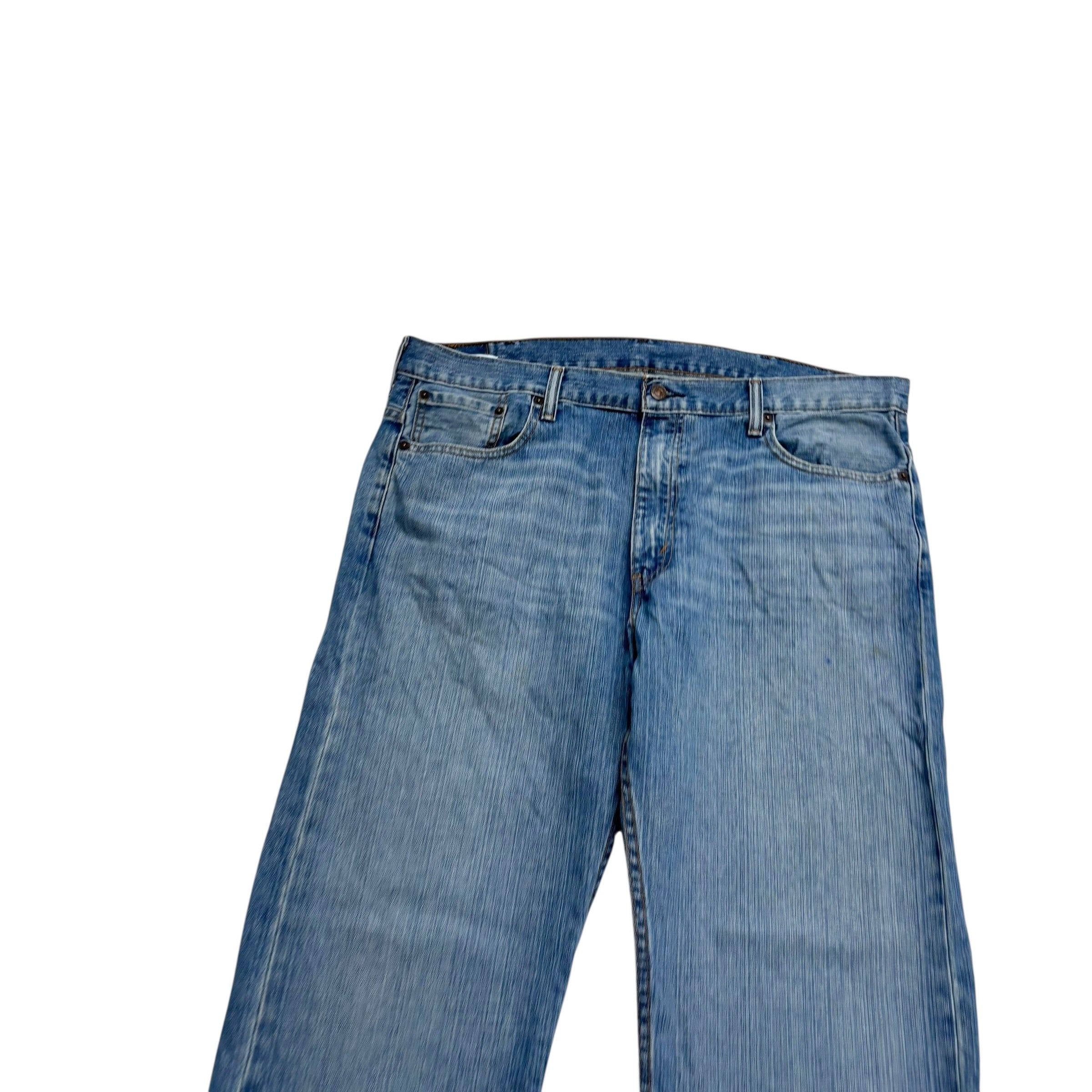 Levis 569 Jeans W38 L32 Mens Mid Blue Relaxed Baggy Straight Fit Denim