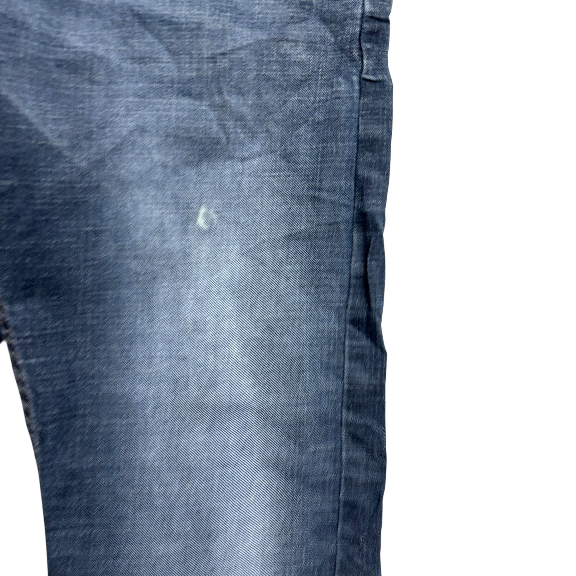 Levis Denizen Jeans W33 L32 Mens Mid Blue Slim Straight Fit Stretch Denim