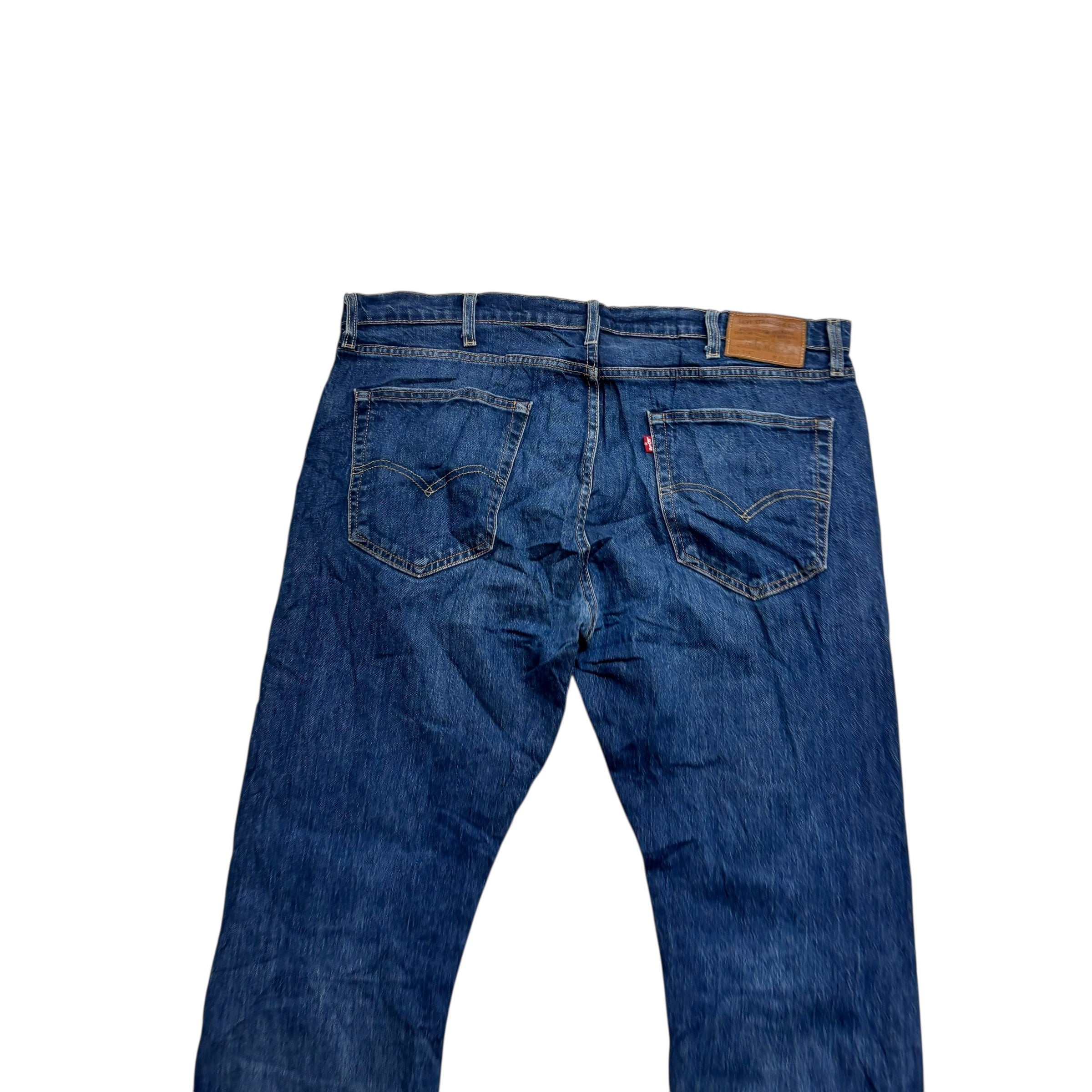 Levis 512 Jeans W38 L32 Mens Mid Blue Slim Tapered Fit Stretch Denim (E)
