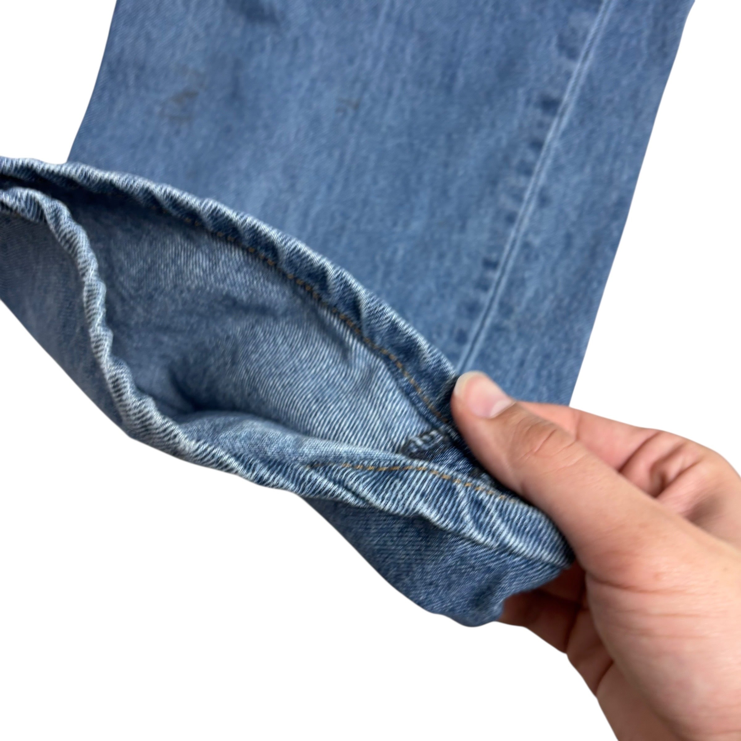 Levis 550 Jeans W44 L31 Mens Mid Blue Baggy Relaxed Straight Fit Denim