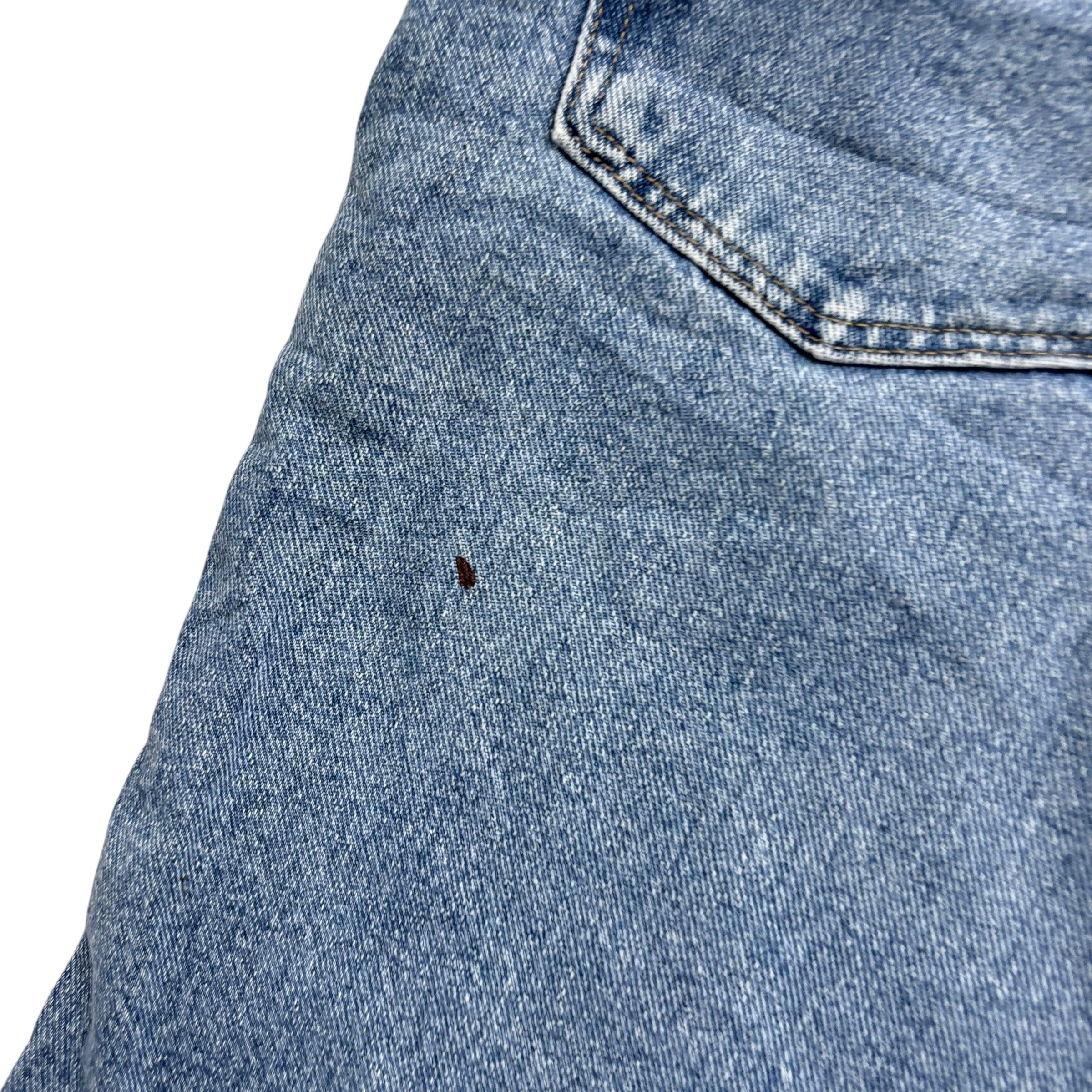 Vintage Wrangler Baggy Jorts W44 Mens Denim Shorts Mid Blue Relaxed Fit