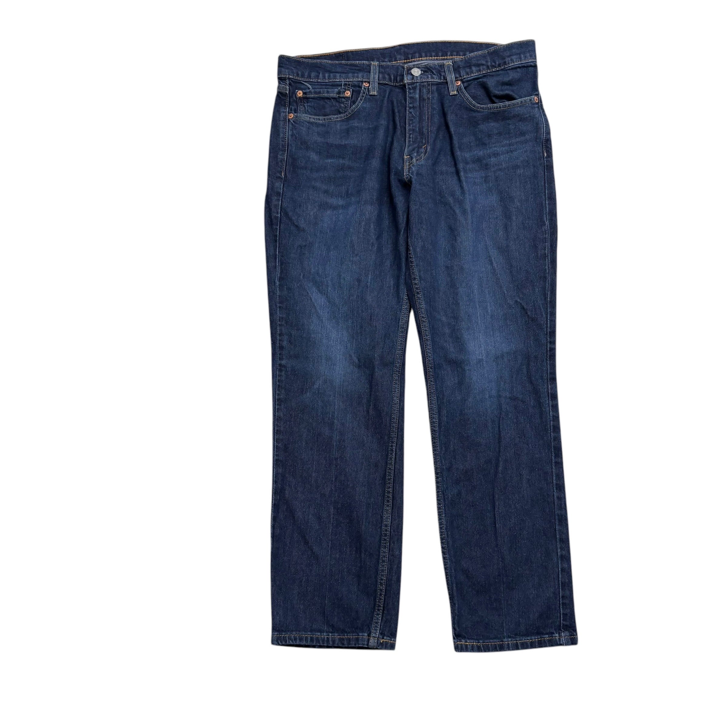 Levis 511 Jeans W34 L30 Mens Dark Blue Slim Fit Stretch Denim (E)